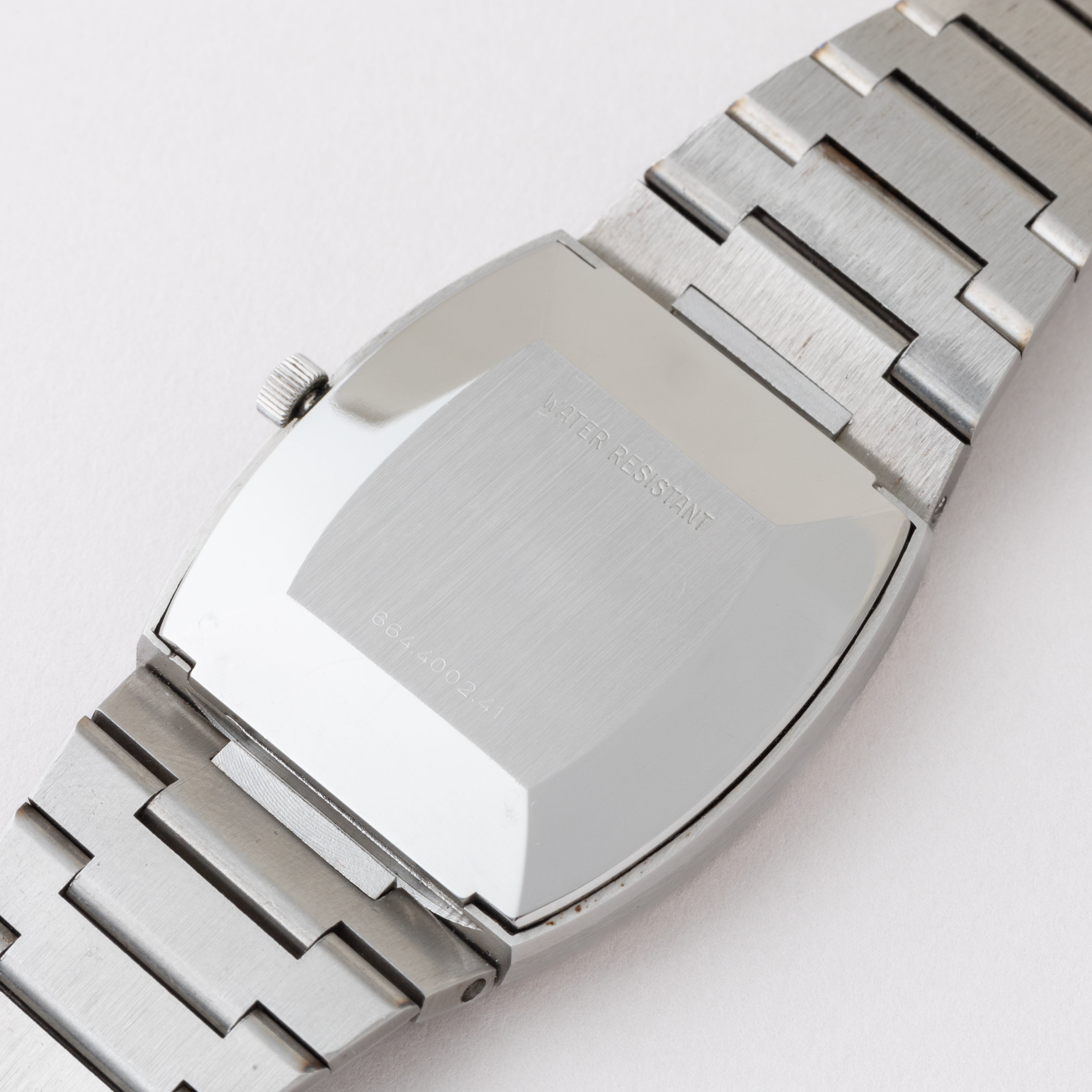 エテルナ マチック3003 1970年代製 トノー型 Ref.664.4002.41 ブルー