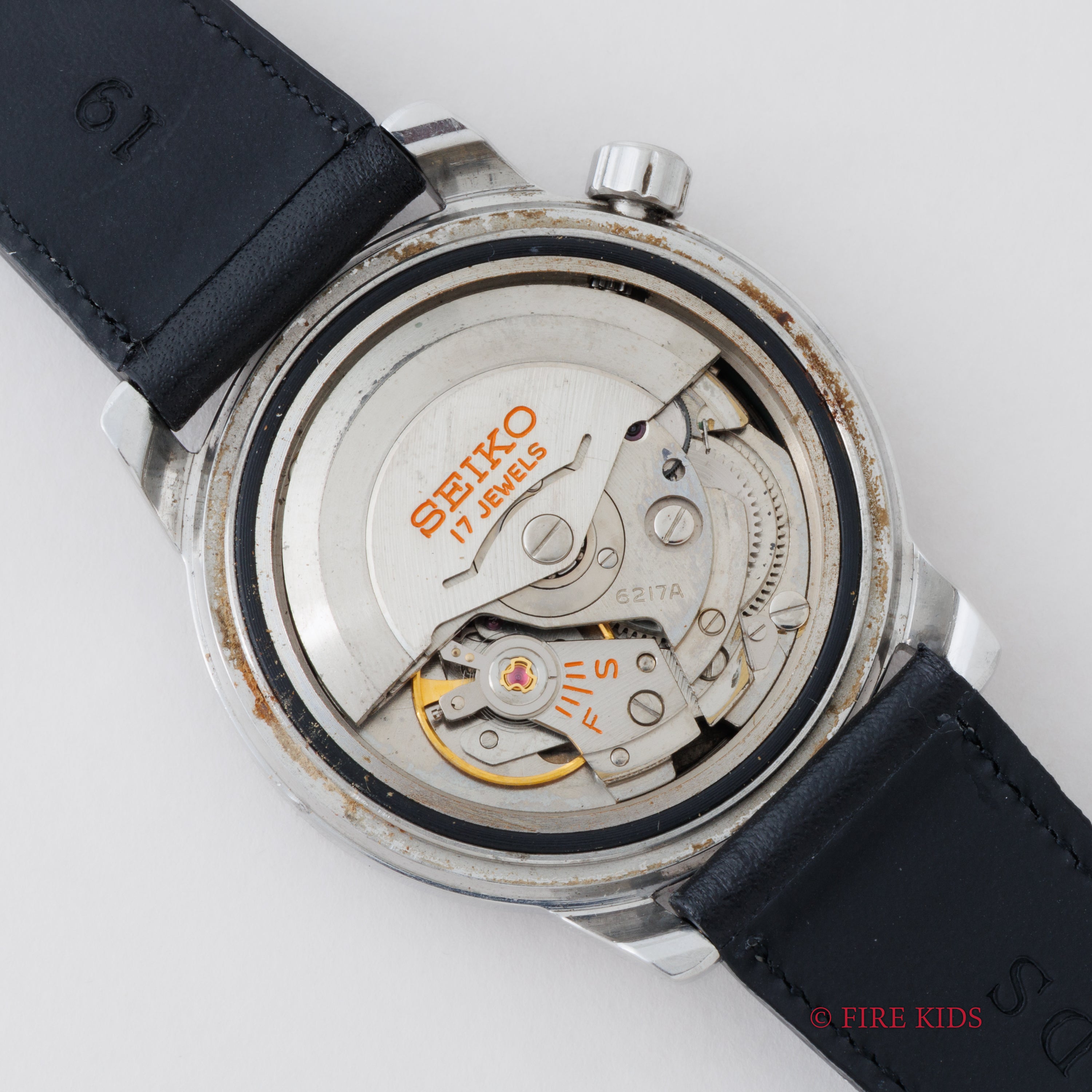 セイコー ワールドタイムファーストモデル 1964年製 Ref.6217-7000 聖火マーク 自動巻 希少黒文字盤