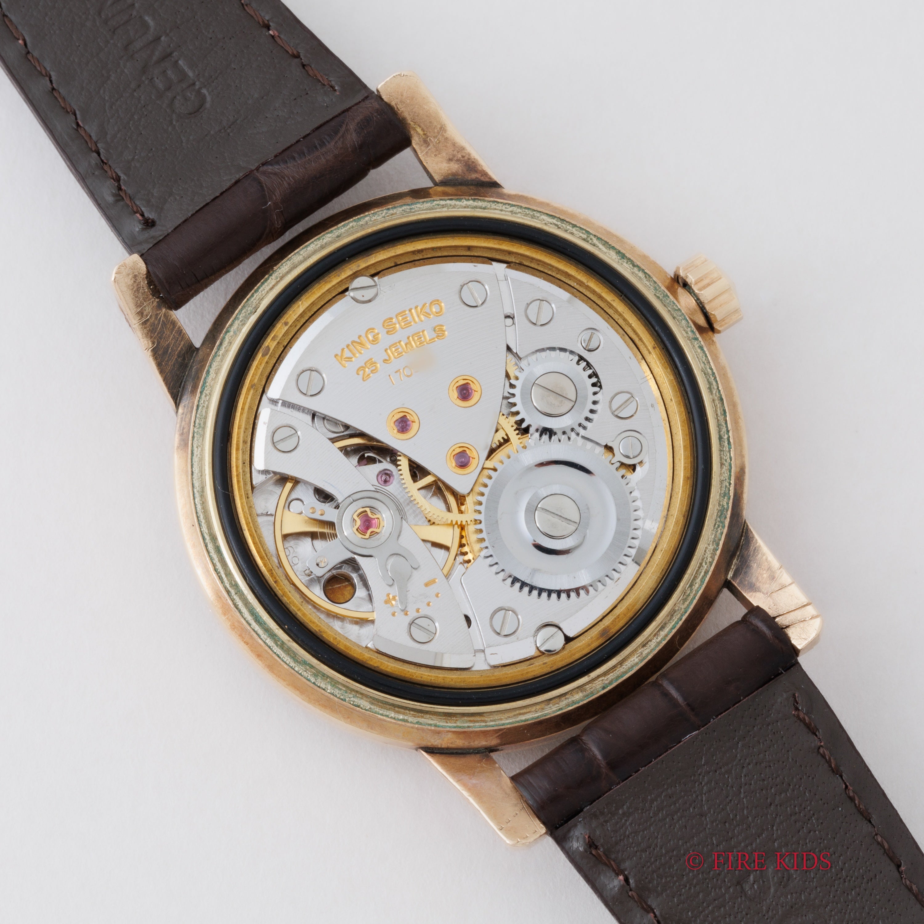 キングセイコーファーストモデル 1962年製 100ミクロン金張り Ref. J14102E SDダイヤル Canon