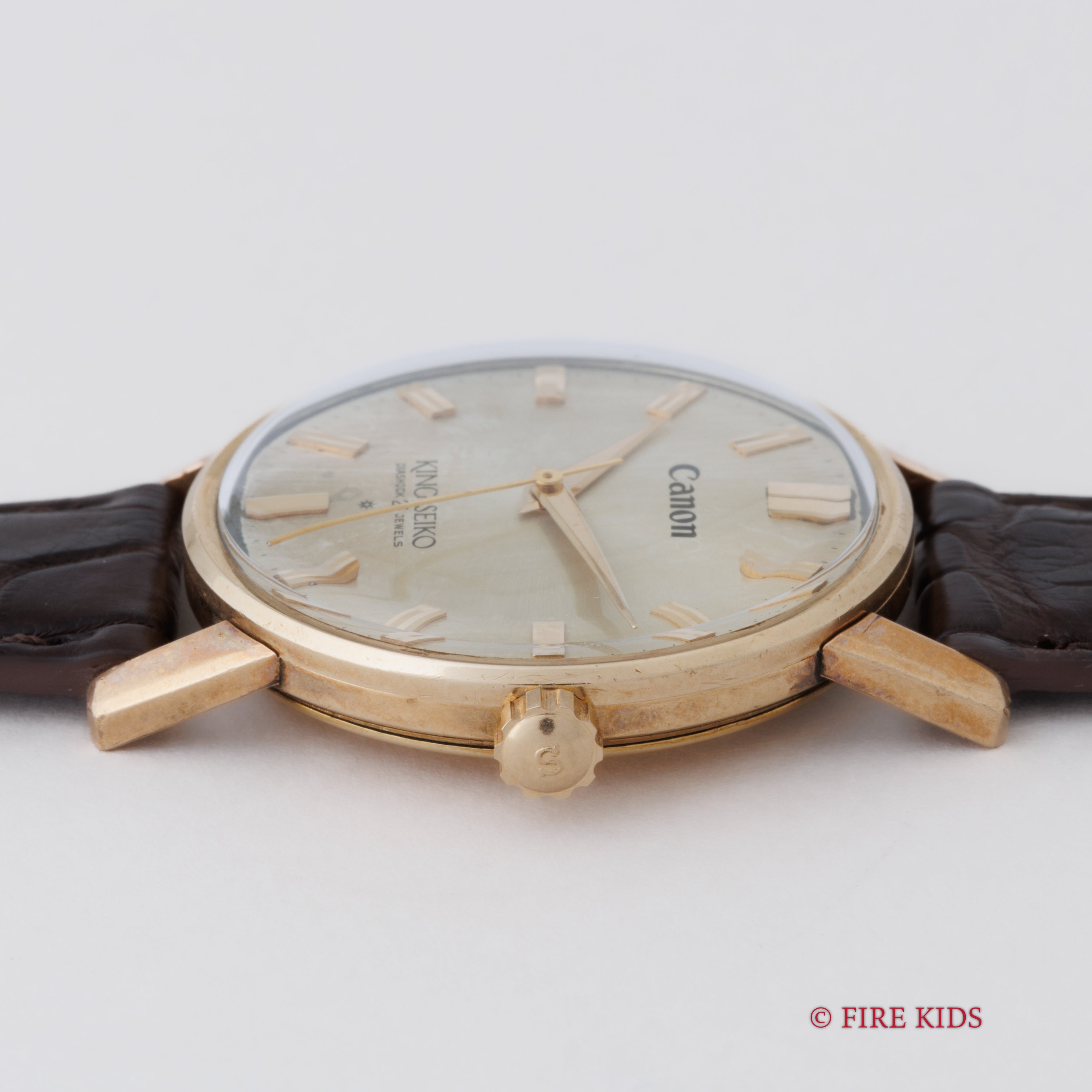 キングセイコーファーストモデル 1962年製 100ミクロン金張り Ref. J14102E SDダイヤル Canon