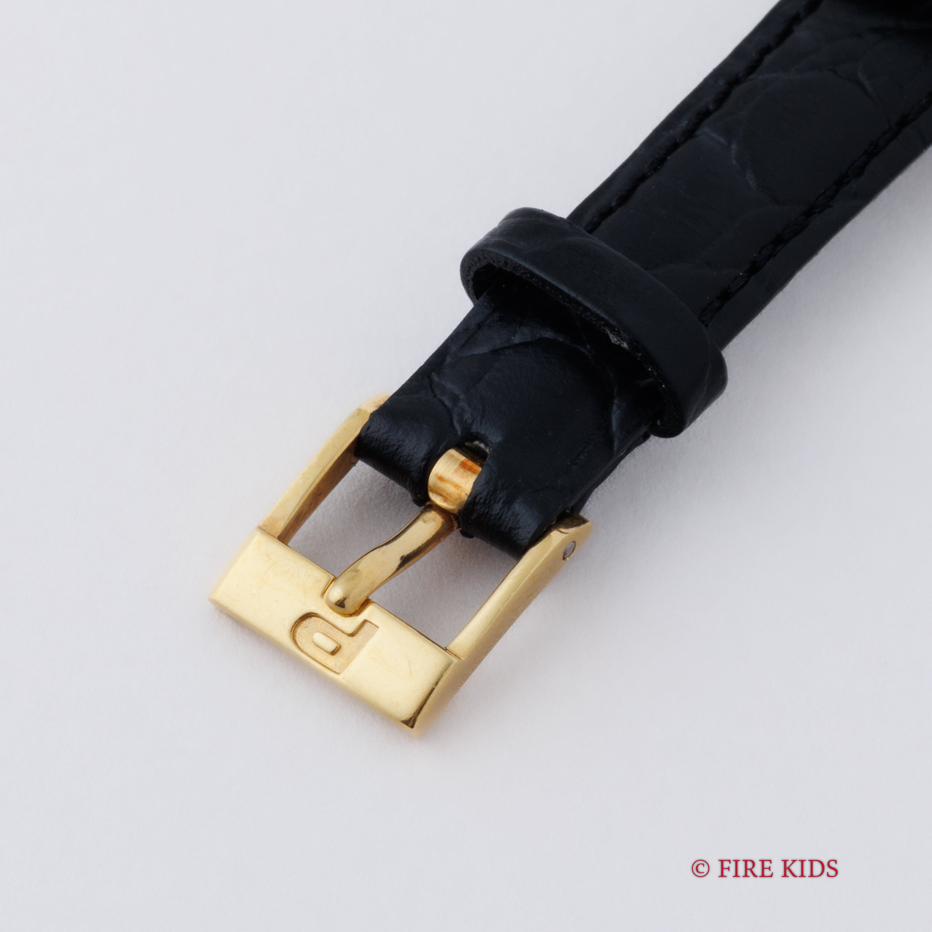 ピアジェ 1980年代製 18金無垢イエローゴールド ホワイトローマン 純正金無垢尾錠付き 手巻き