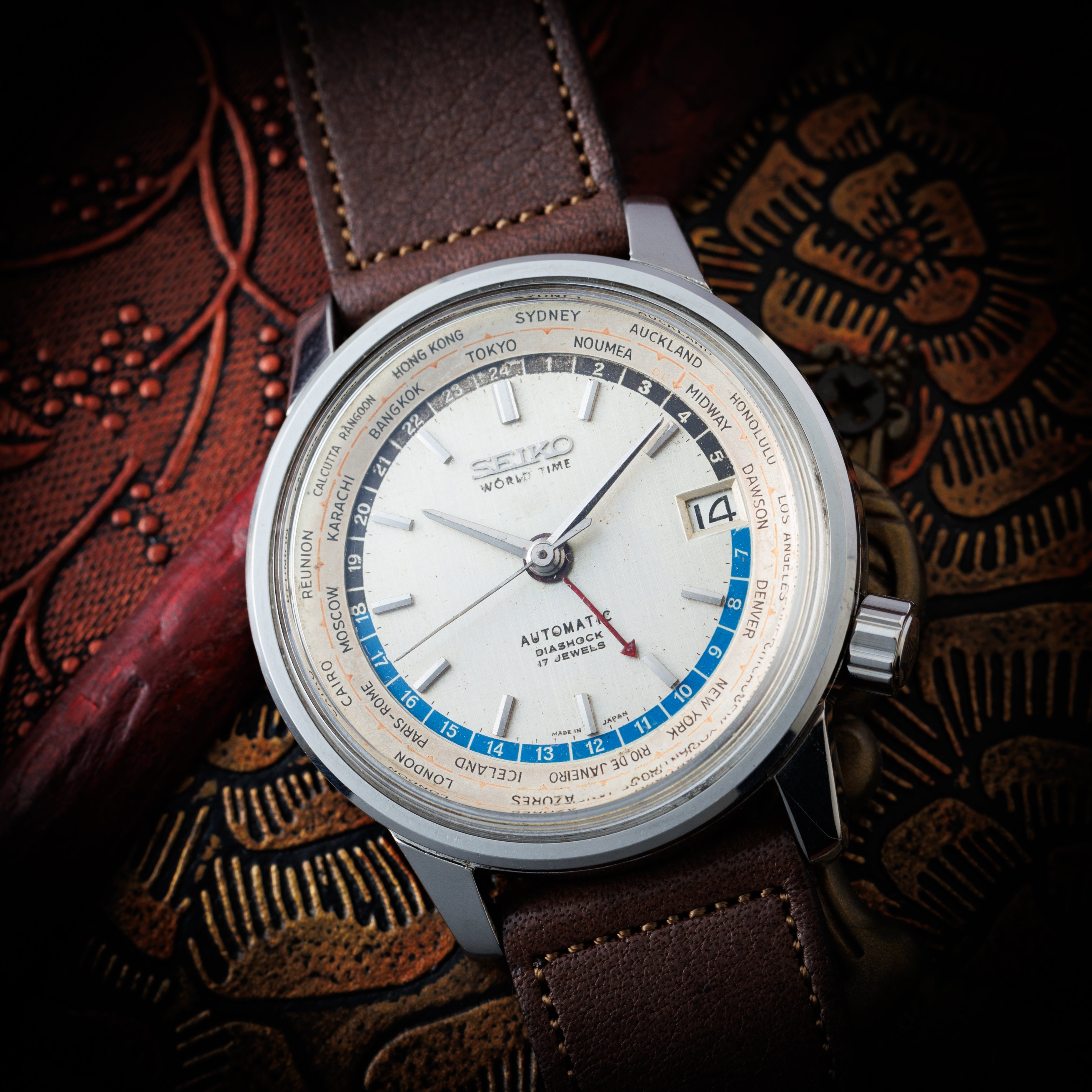 セイコー ワールドタイム 1964年製 Ref.6217-7000 東京オリンピック記念モデル