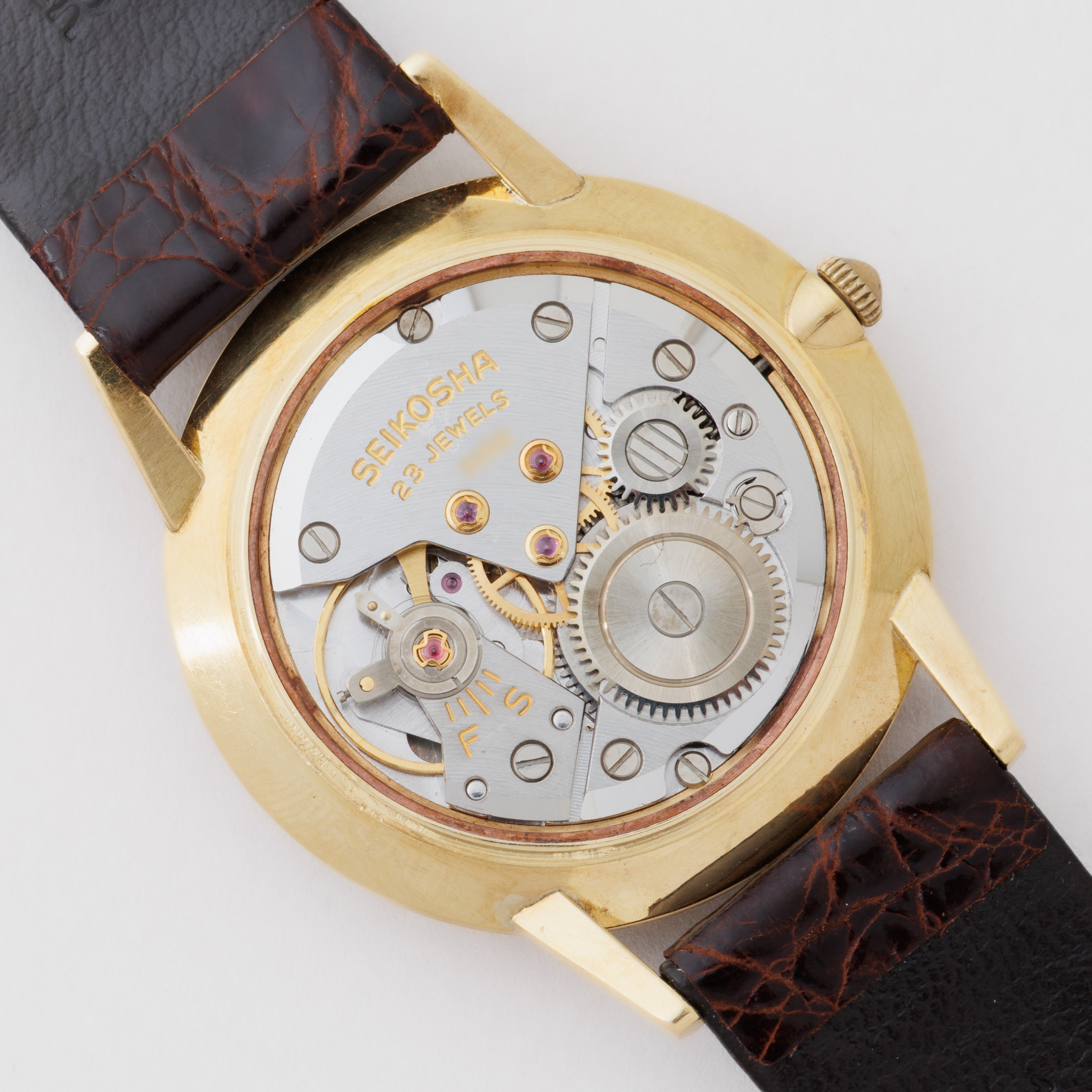 セイコー 18金無垢ライナー 1962年製 Ref.15010 SDダイヤル 薄型