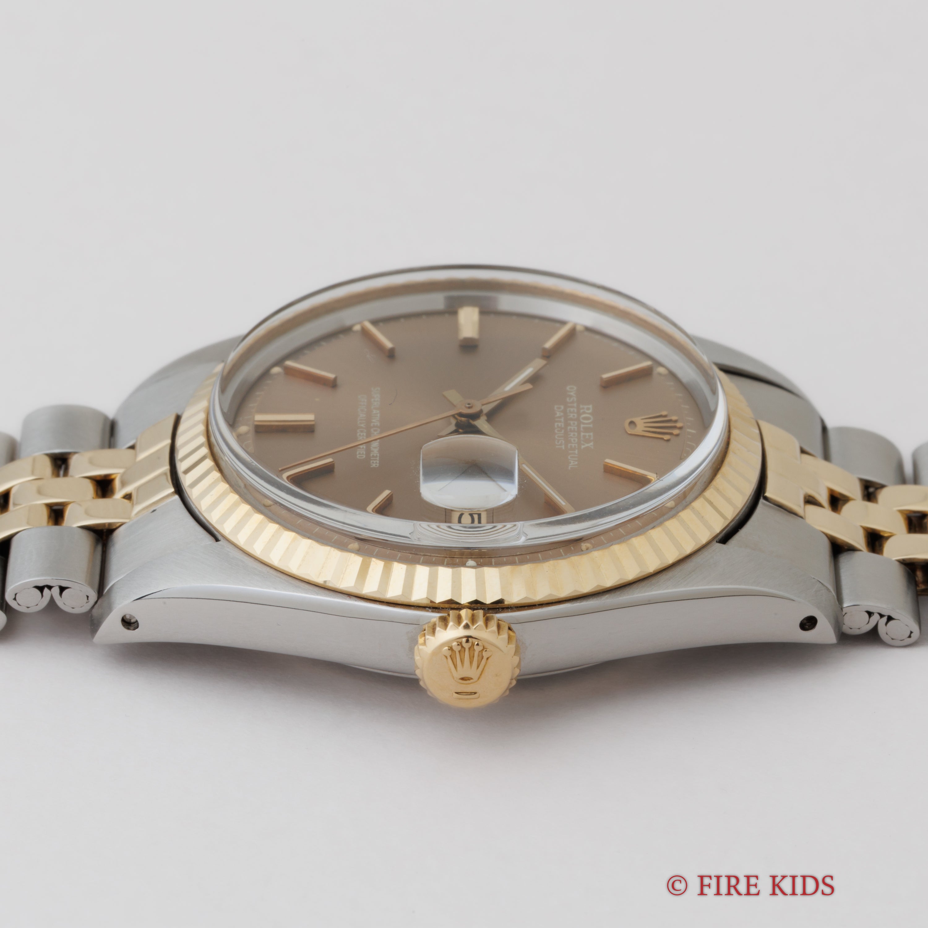 ロレックス デイトジャスト 1973年製 Ref.1601 コンビ シャンパンゴールドダイヤル