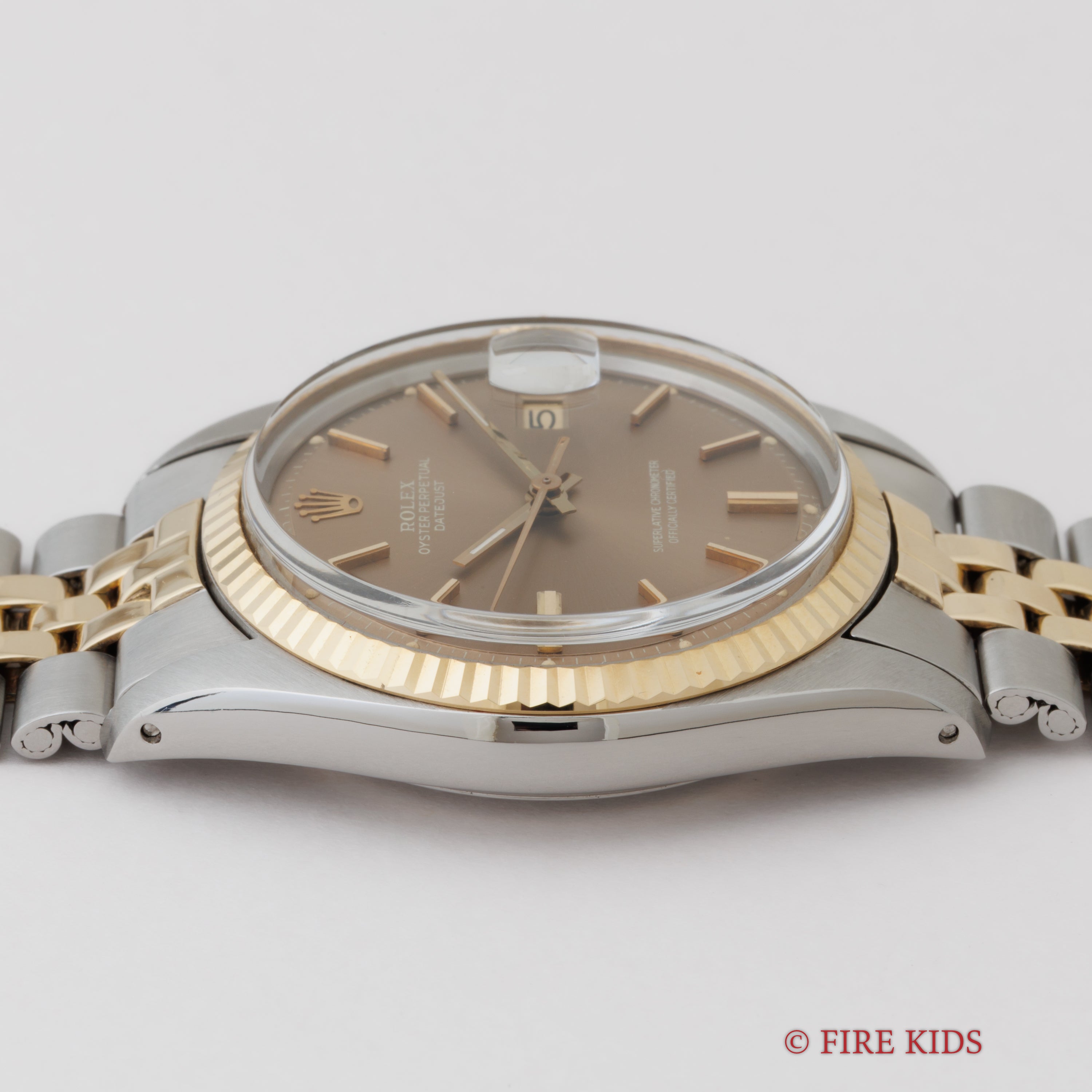 ロレックス デイトジャスト 1973年製 Ref.1601 コンビ シャンパンゴールドダイヤル