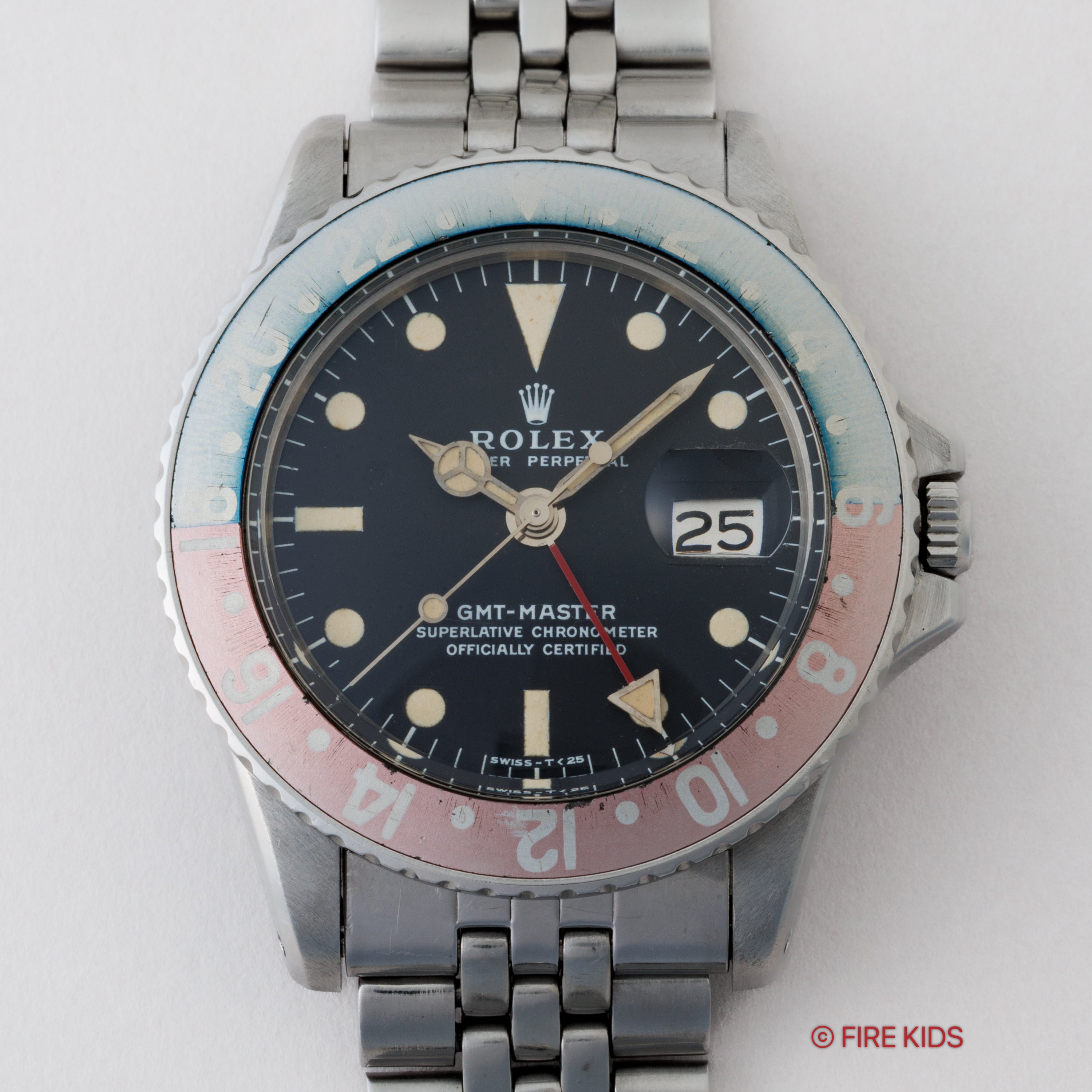 ロレックス GMTマスター 自動巻き 1970年製 Ref.1675 2型ダイヤル