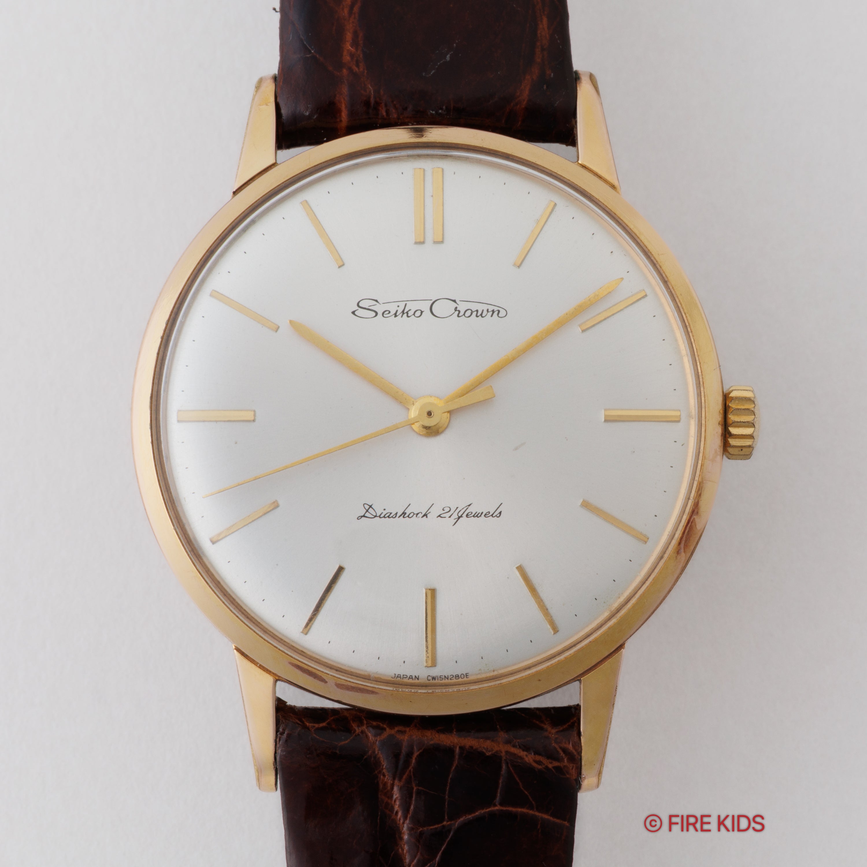 セイコー クラウン 1961年製 Ref.15002E EGP シルバー文字盤