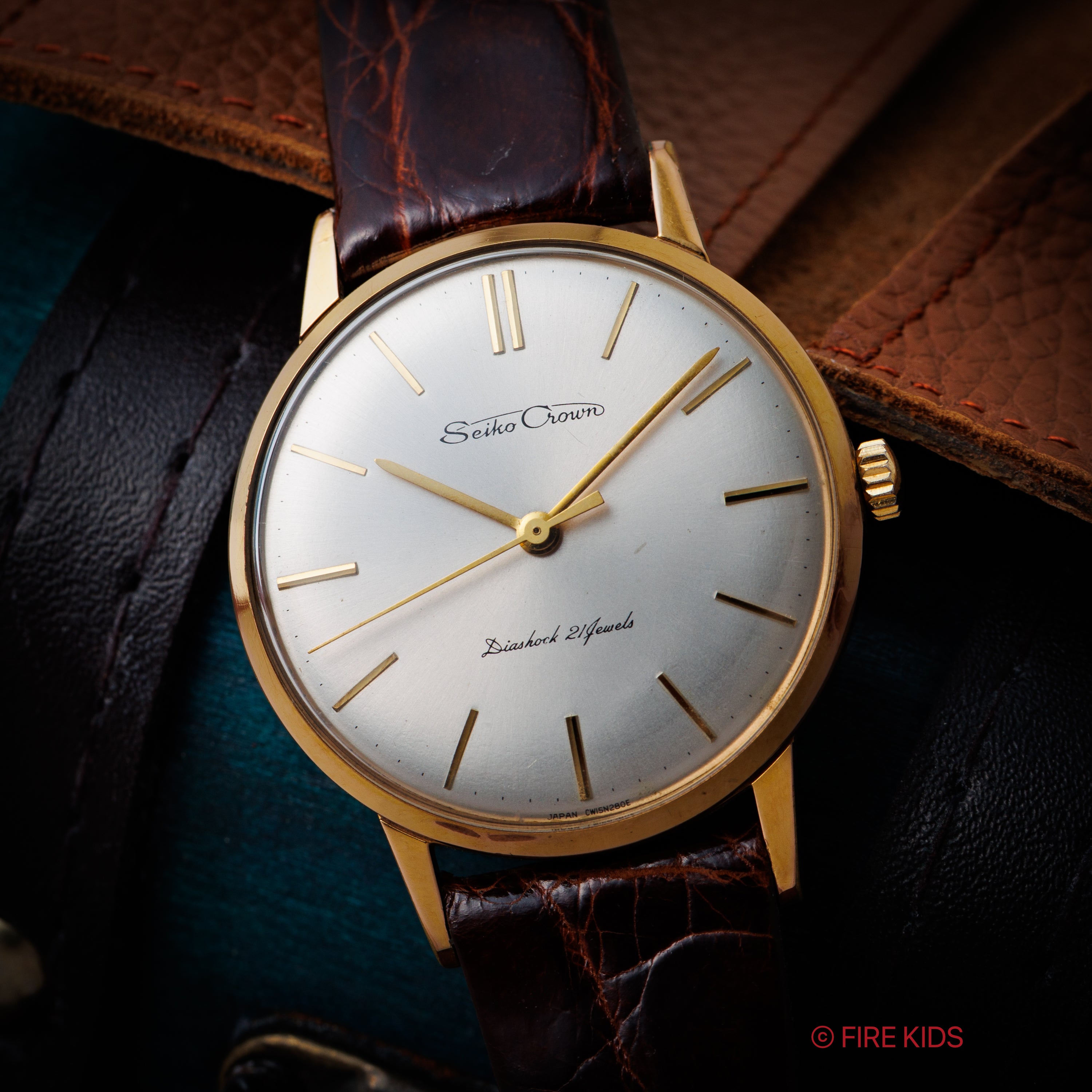 セイコー クラウン 1961年製 Ref.15002E EGP シルバー文字盤