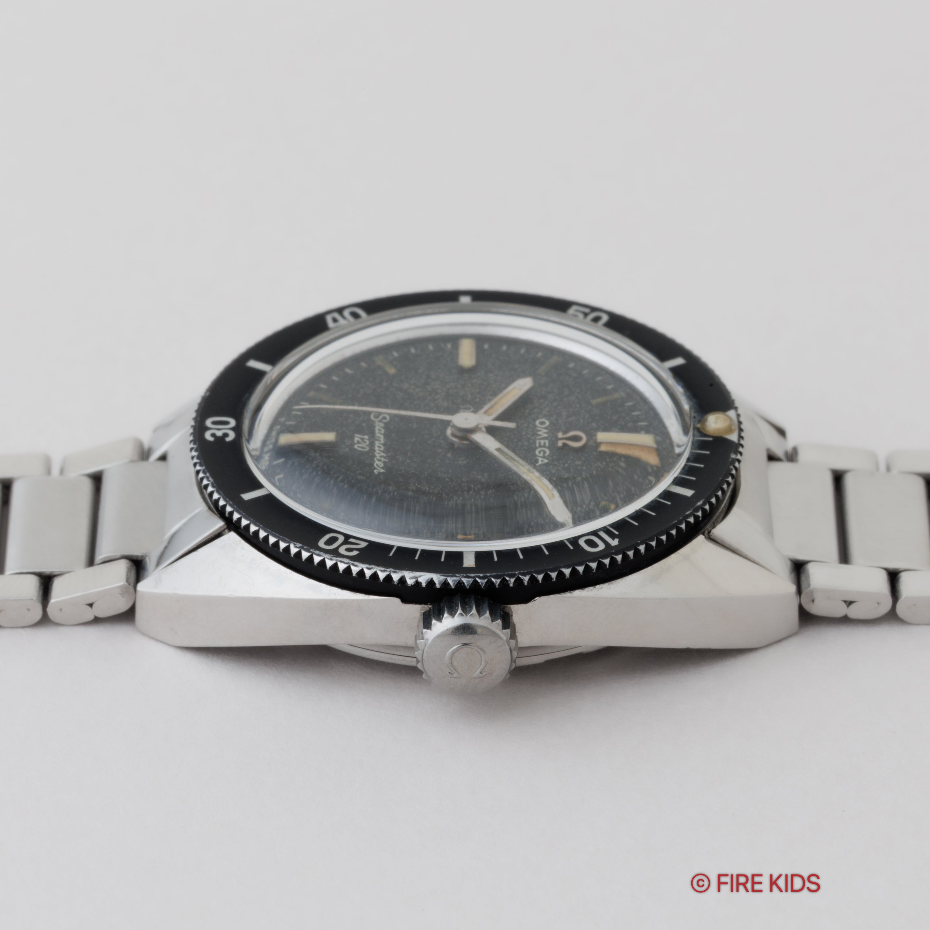 オメガ シーマスター 120 31㎜ケース 1967年製 Ref.535.007 手巻 純正キャタピラブレス付