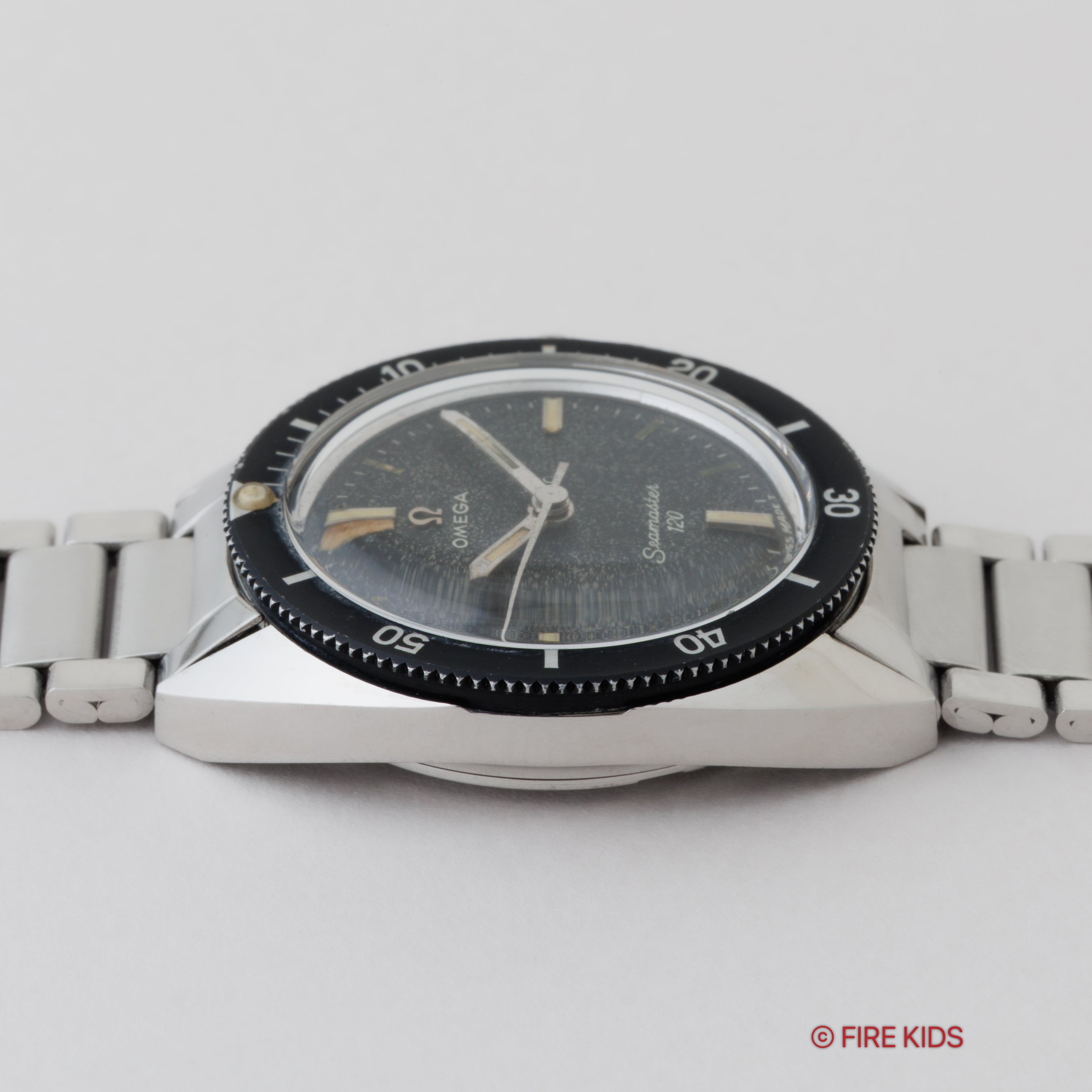 オメガ シーマスター 120 31㎜ケース 1967年製 Ref.535.007 手巻 純正キャタピラブレス付