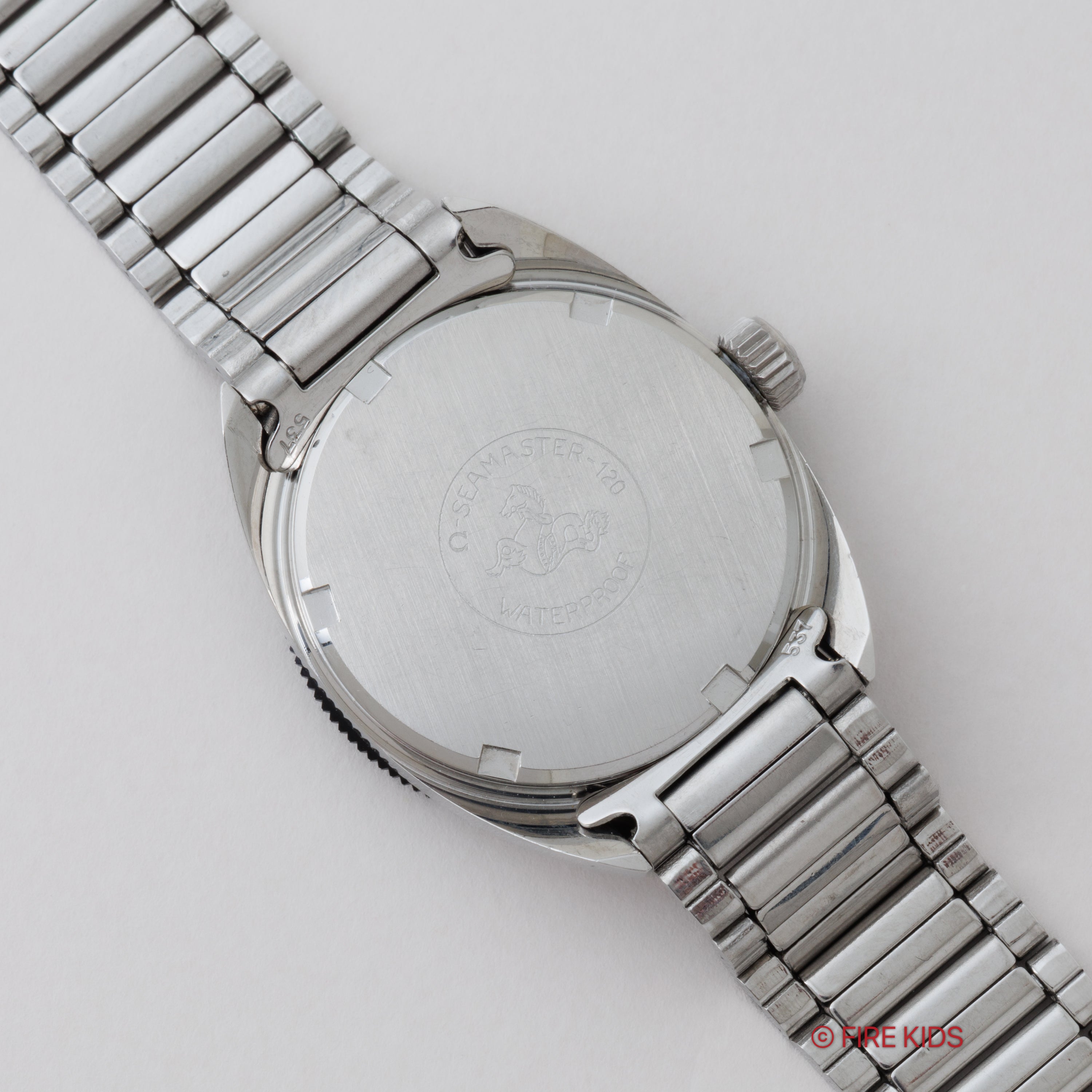 オメガ シーマスター 120 31㎜ケース 1967年製 Ref.535.007 手巻 純正キャタピラブレス付