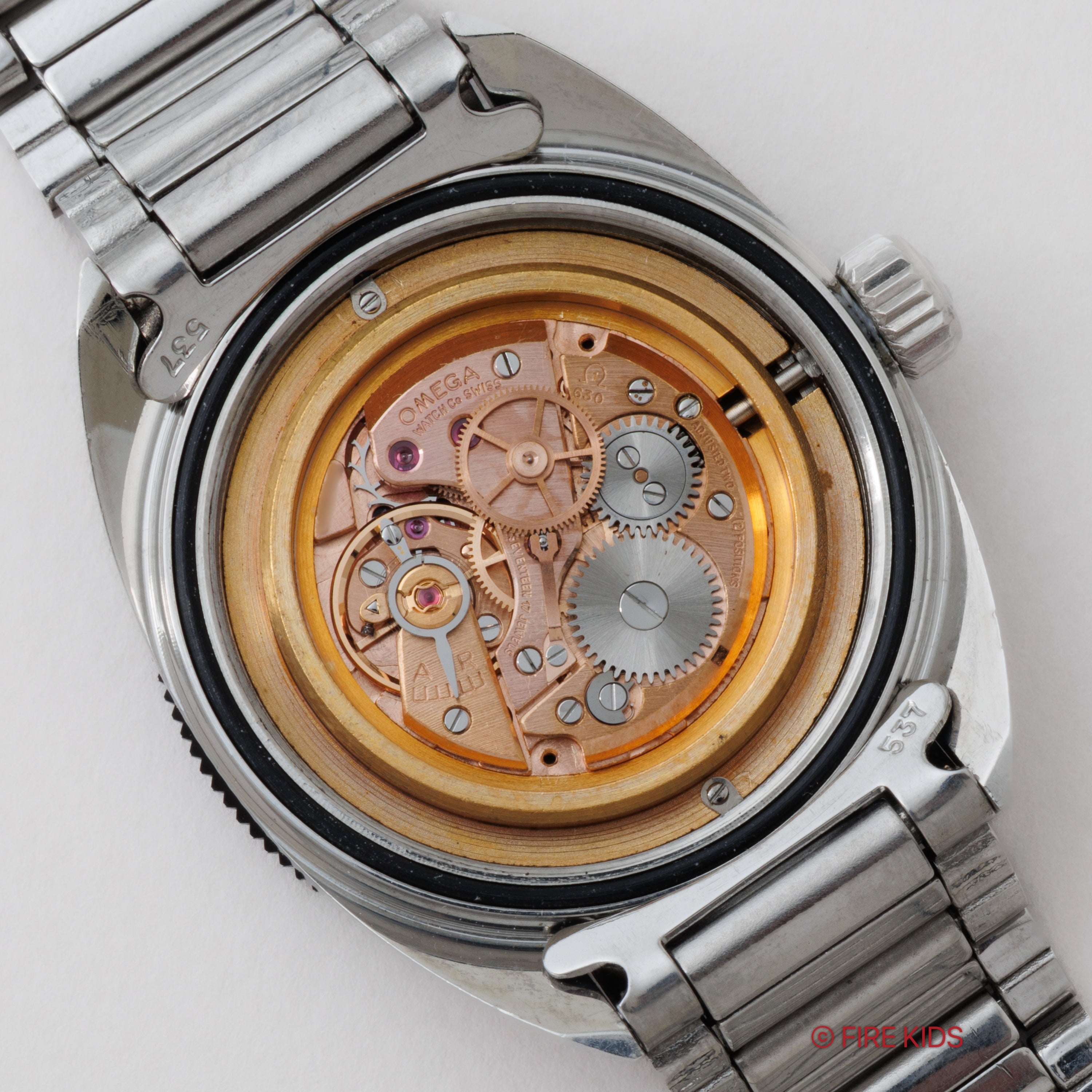 オメガ シーマスター 120 31㎜ケース 1967年製 Ref.535.007 手巻 純正キャタピラブレス付