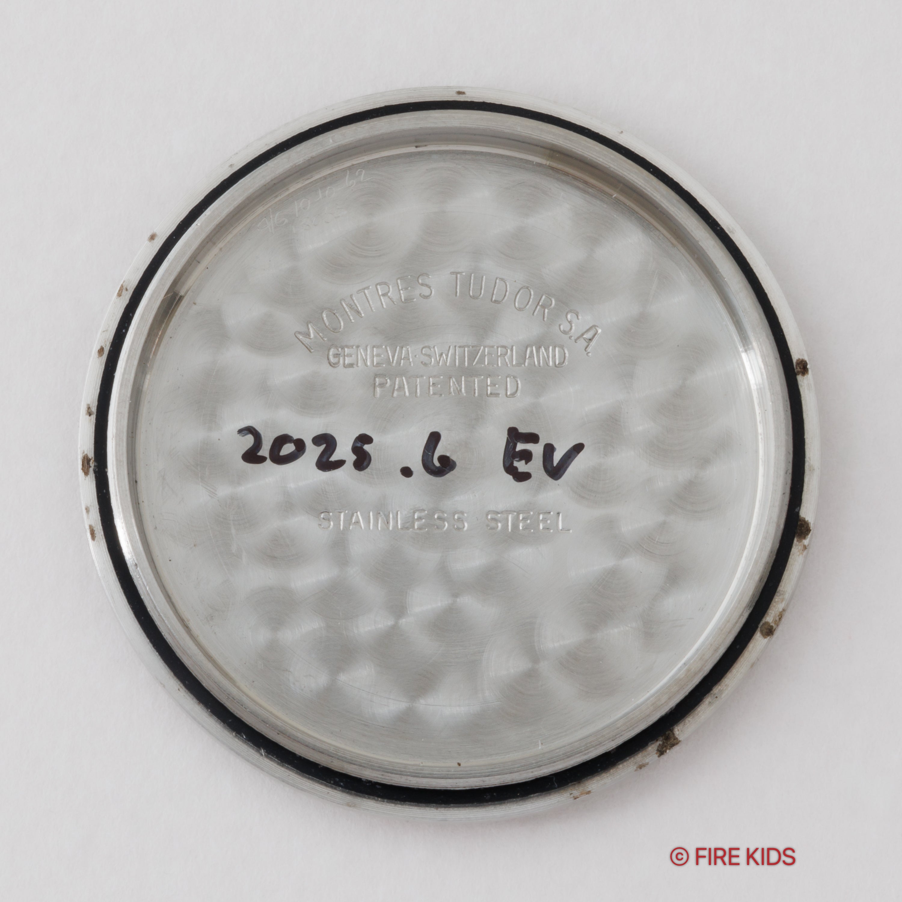 チューダー オイスター 小薔薇 1955年製 オリジナル飛びアラビアダイヤル 赤秒針 Ref.7904