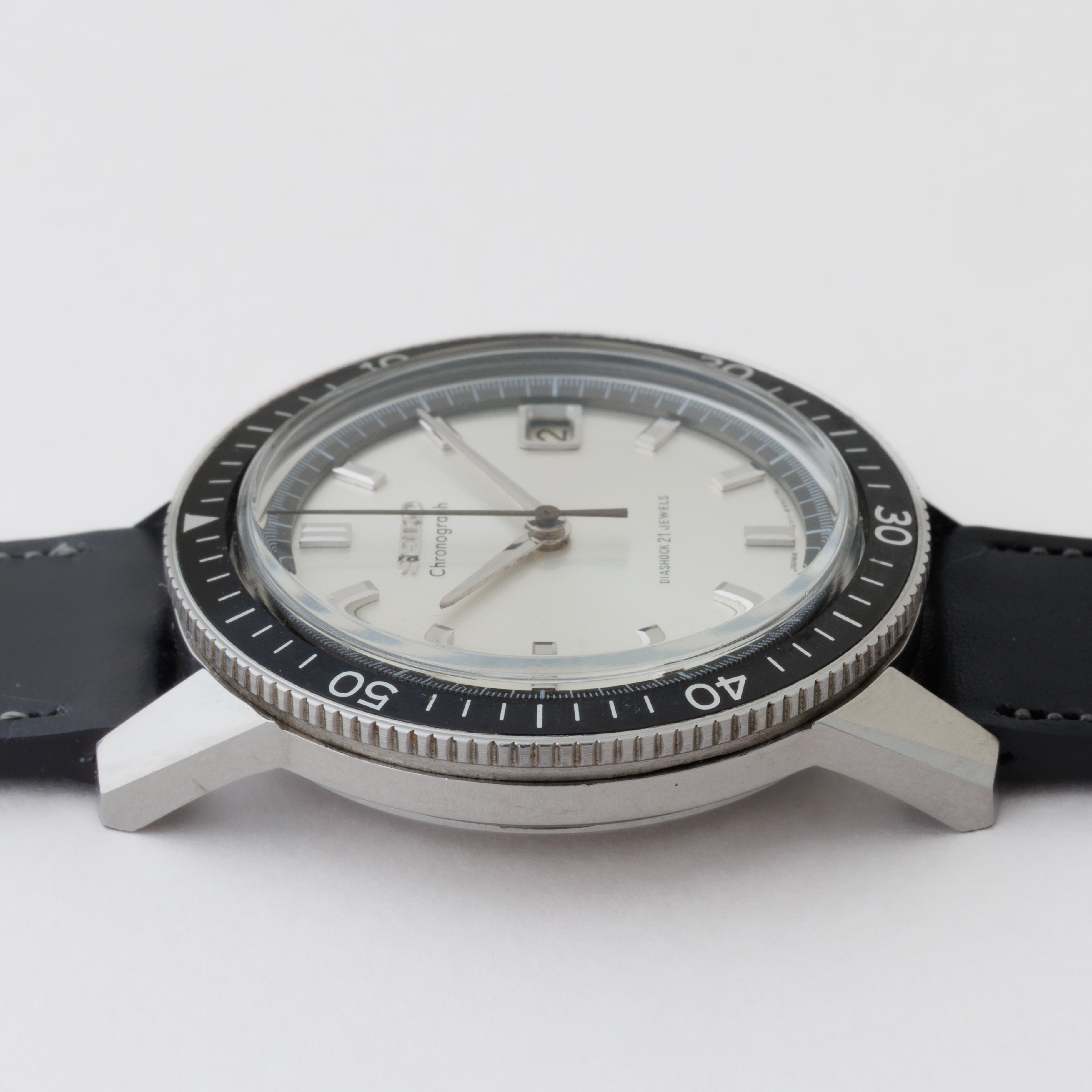 セイコー ワンプッシュクロノ 1965年製 Ref.5717‐8990 手巻き 黒