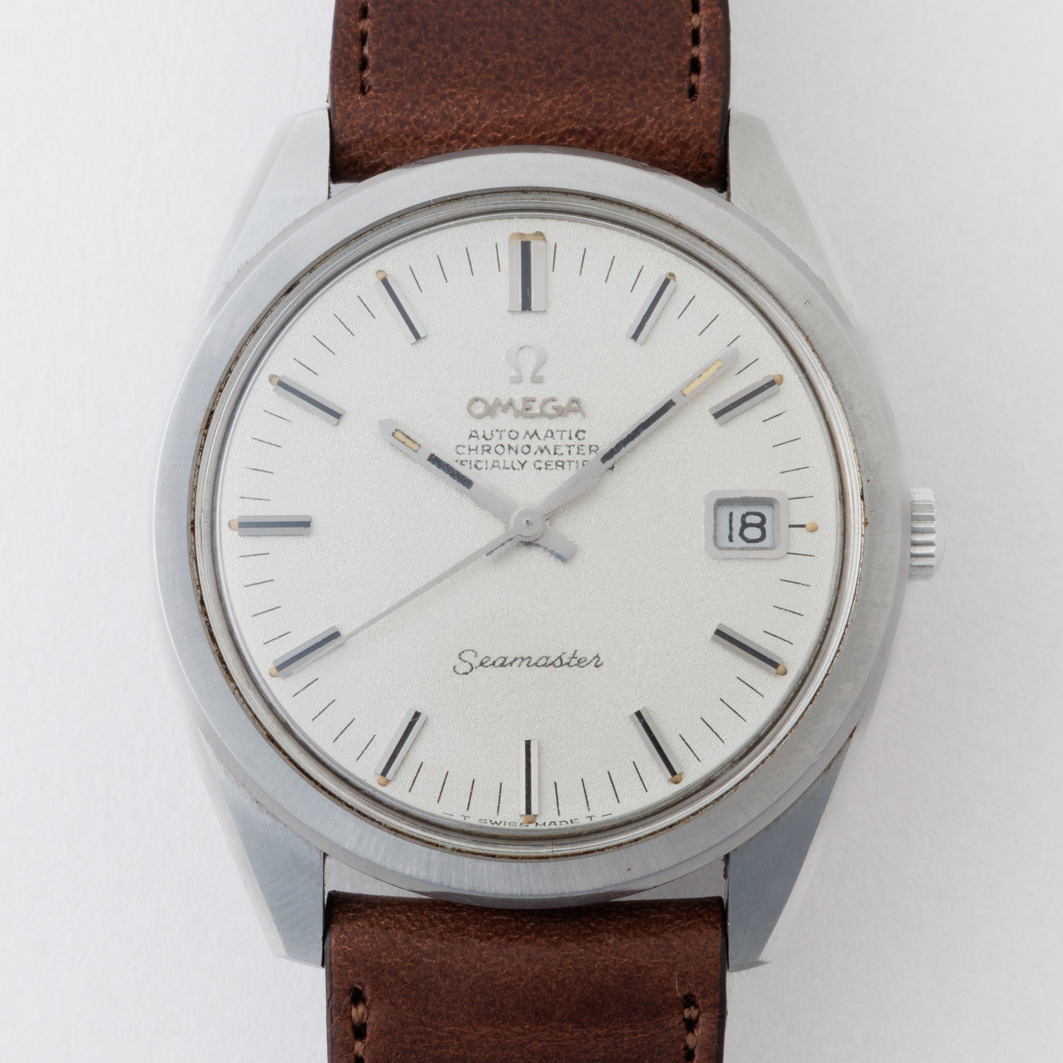 オメガ シーマスター クロノメーター 1968年製 Ref.168.022 純正尾錠付き