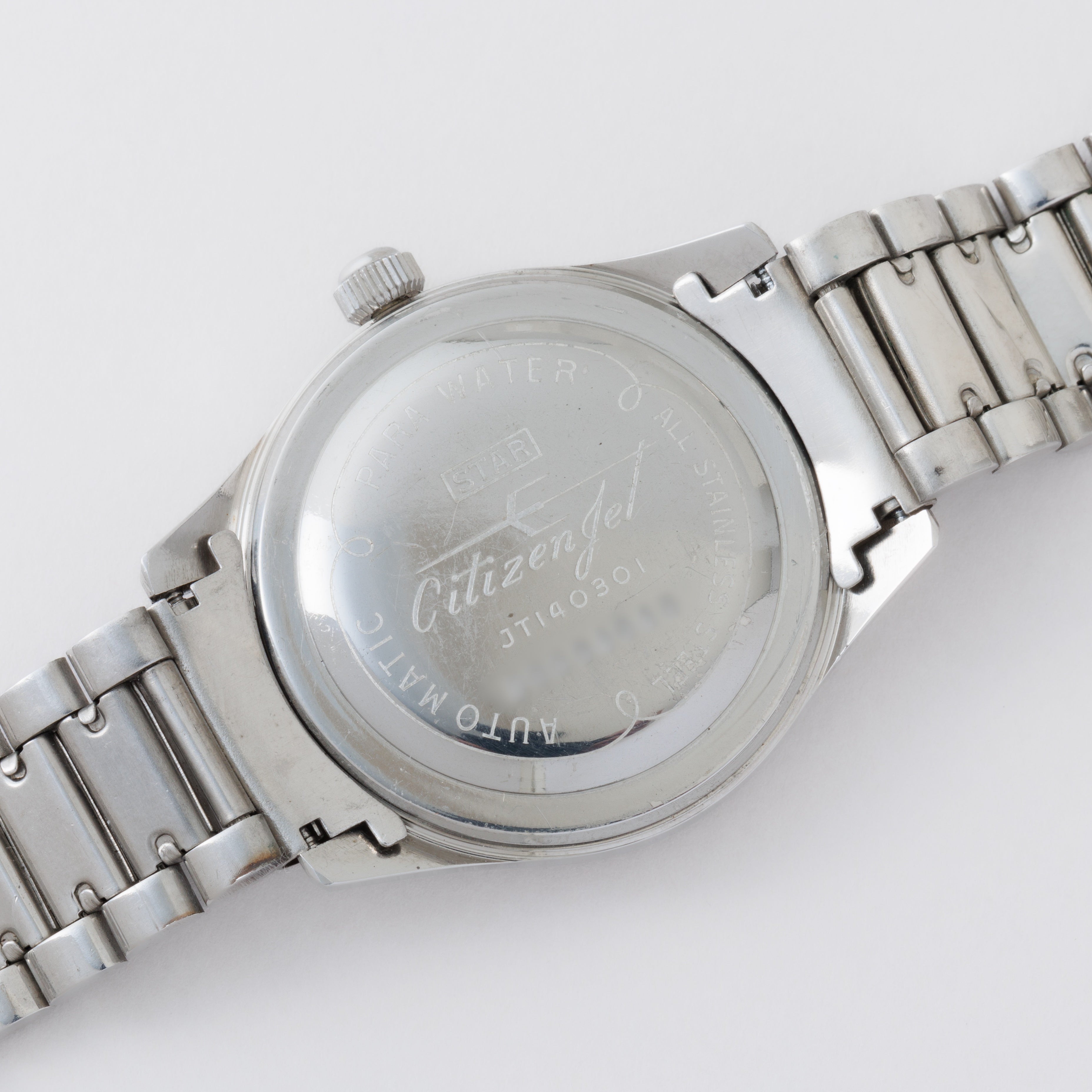 シチズン ジェット パラウォーター 1962年製 Ref.JT140301 純正ブレス付き ジェットローター自動巻き