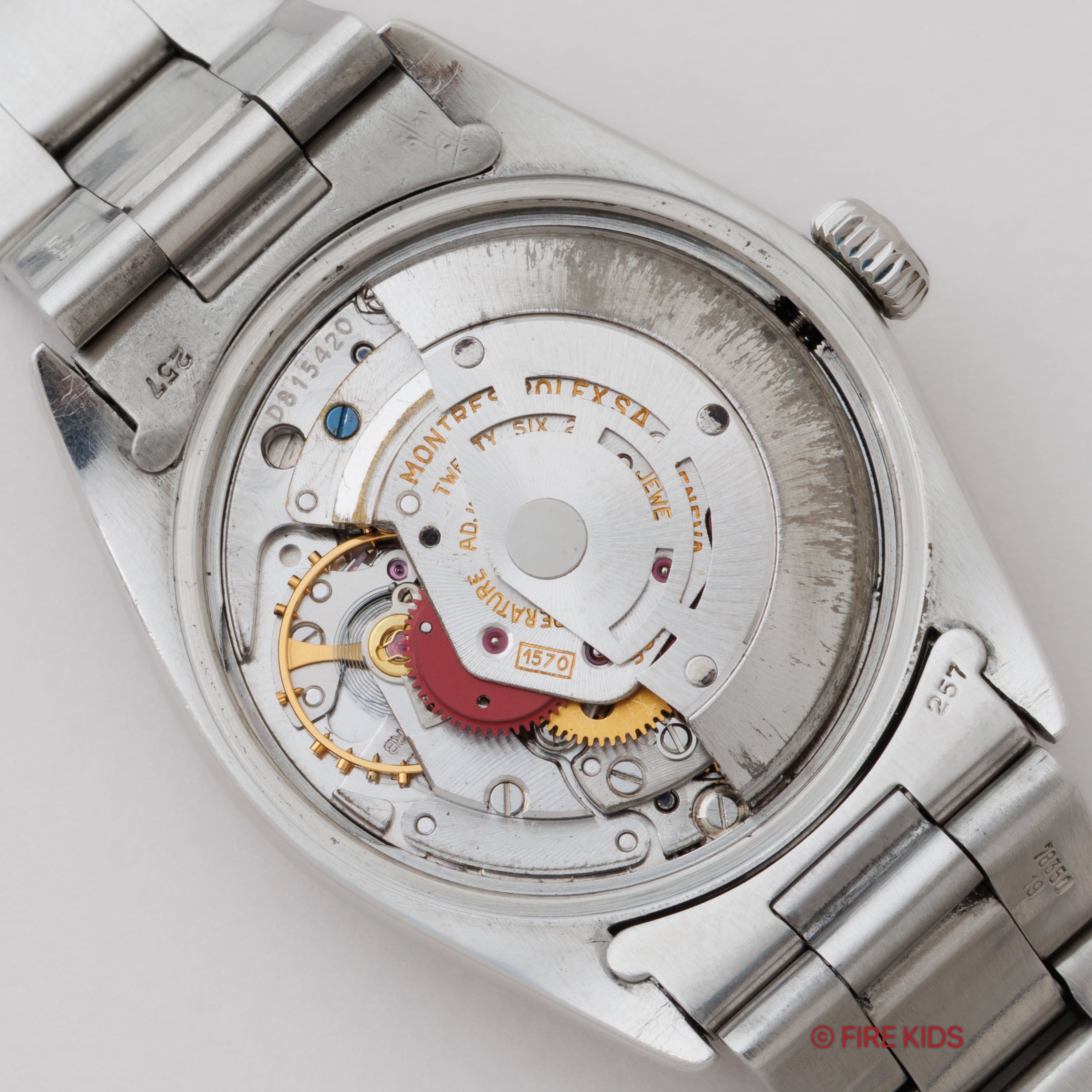 ロレックス オイスターパーペチュアルデイト ブルーダイアル 自動巻き 1974年製 Ref.1500 Cal.1570