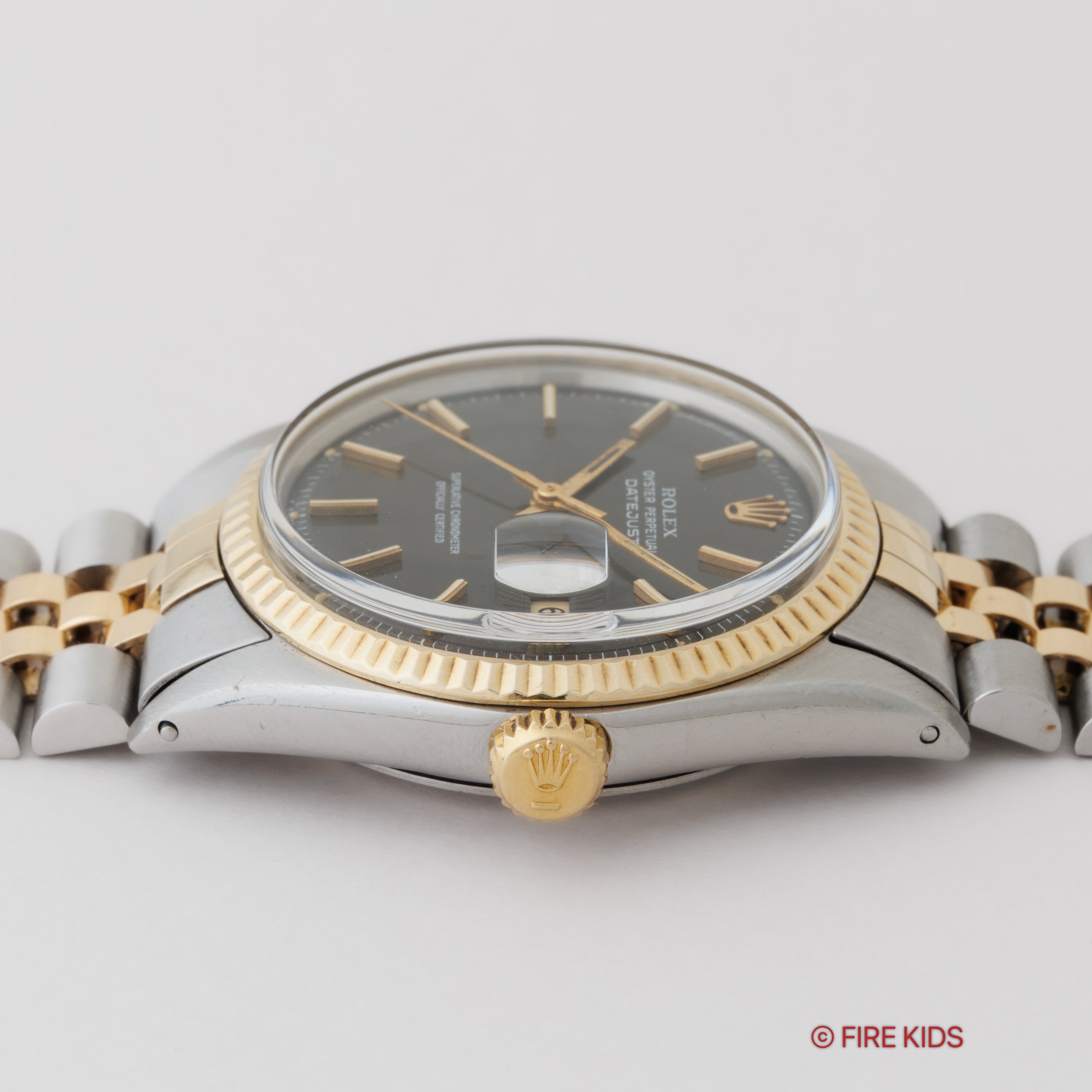 【ROLEX】ロレックス『デイトジャスト』1601 の純正ブレス ロレックス デイトジャスト 1973年製 Ref.1601 マットブラック