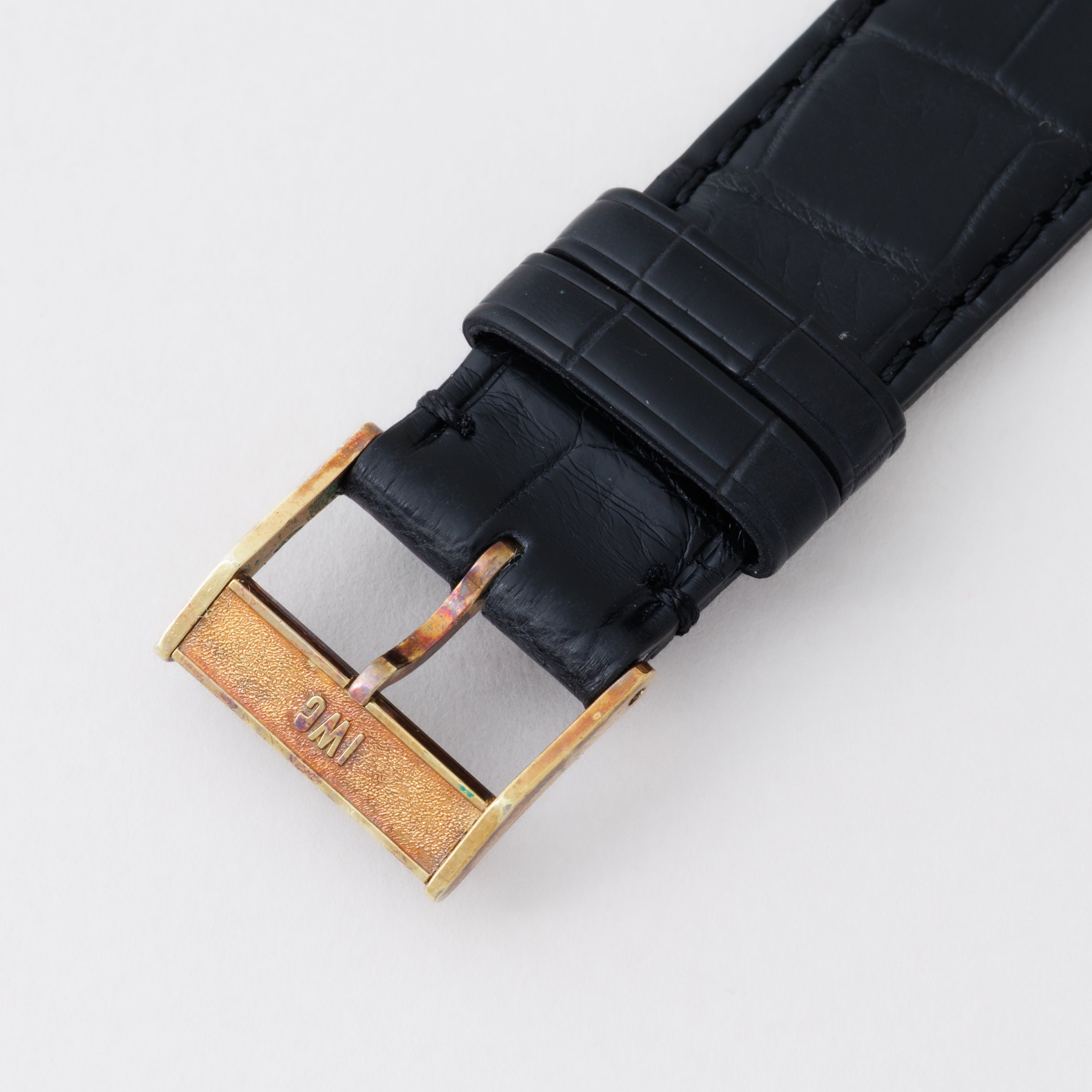 IWC ラウンドケース 1971年製 Ref.R810A 18金無垢 自動巻き Cal.8541B 純正革ベルト、尾錠付き