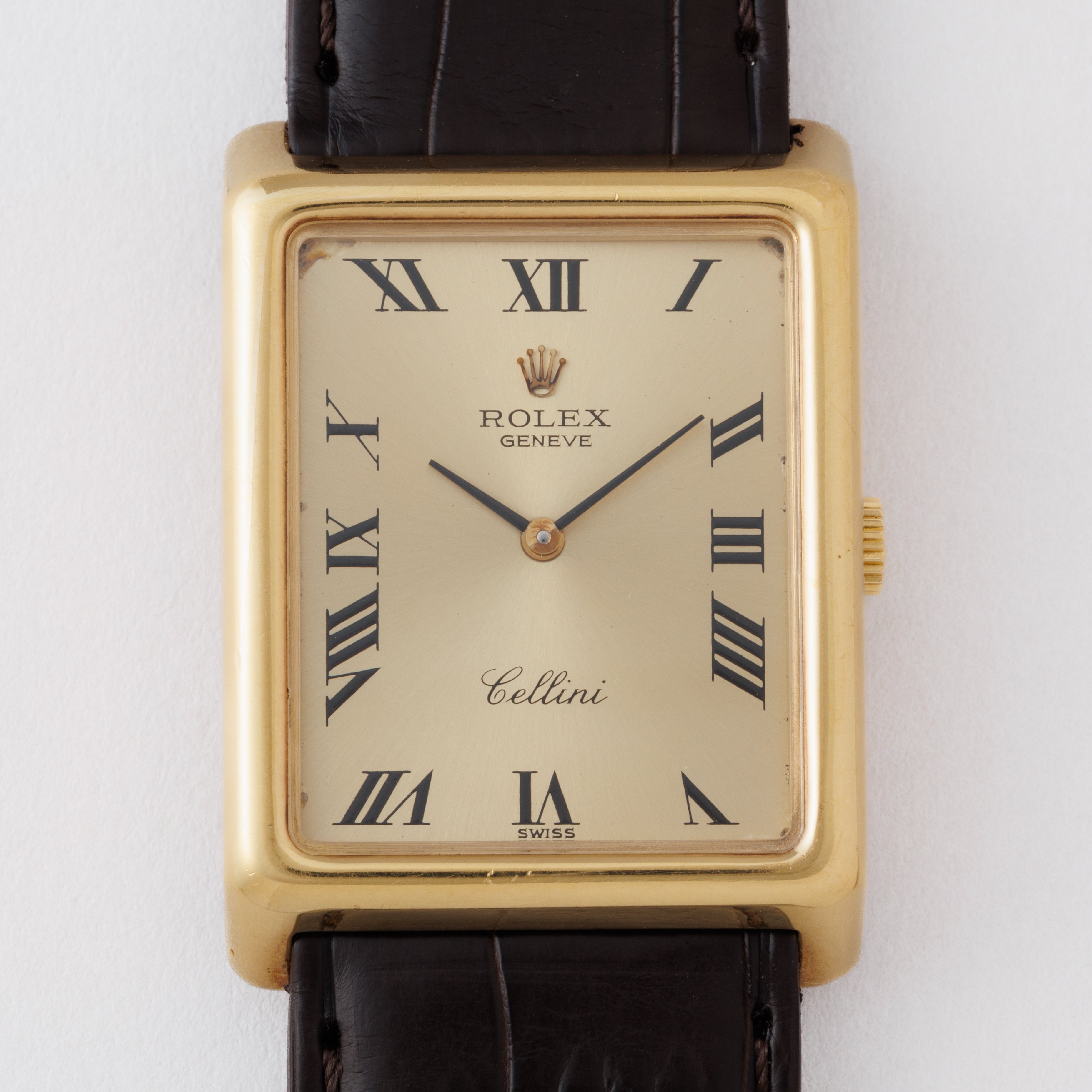 ロレックス チェリーニ 1975年製 Ref.4105 18金無垢 レクタンギュラー