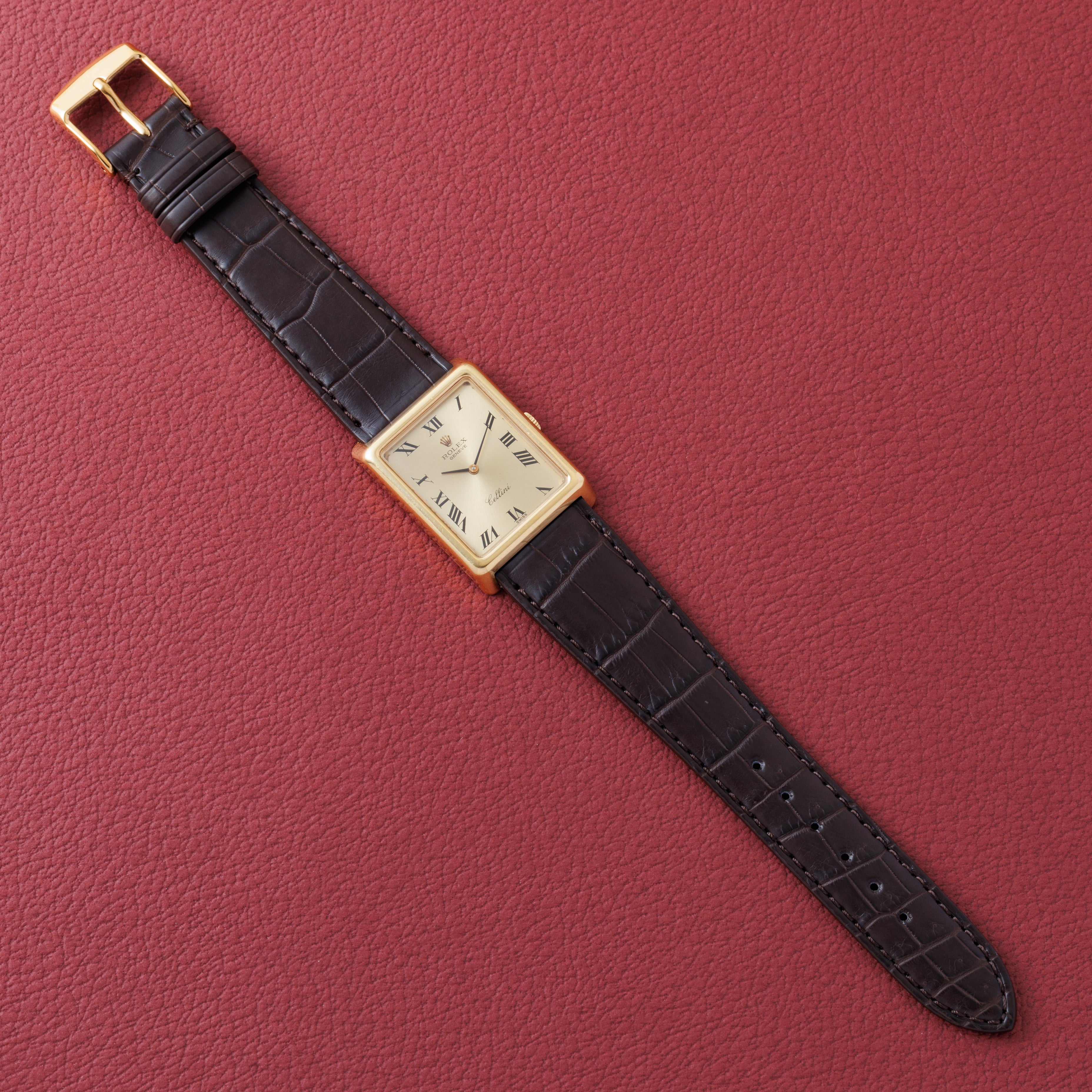 ロレックス チェリーニ 1975年製 Ref.4105 18金無垢 レクタンギュラー