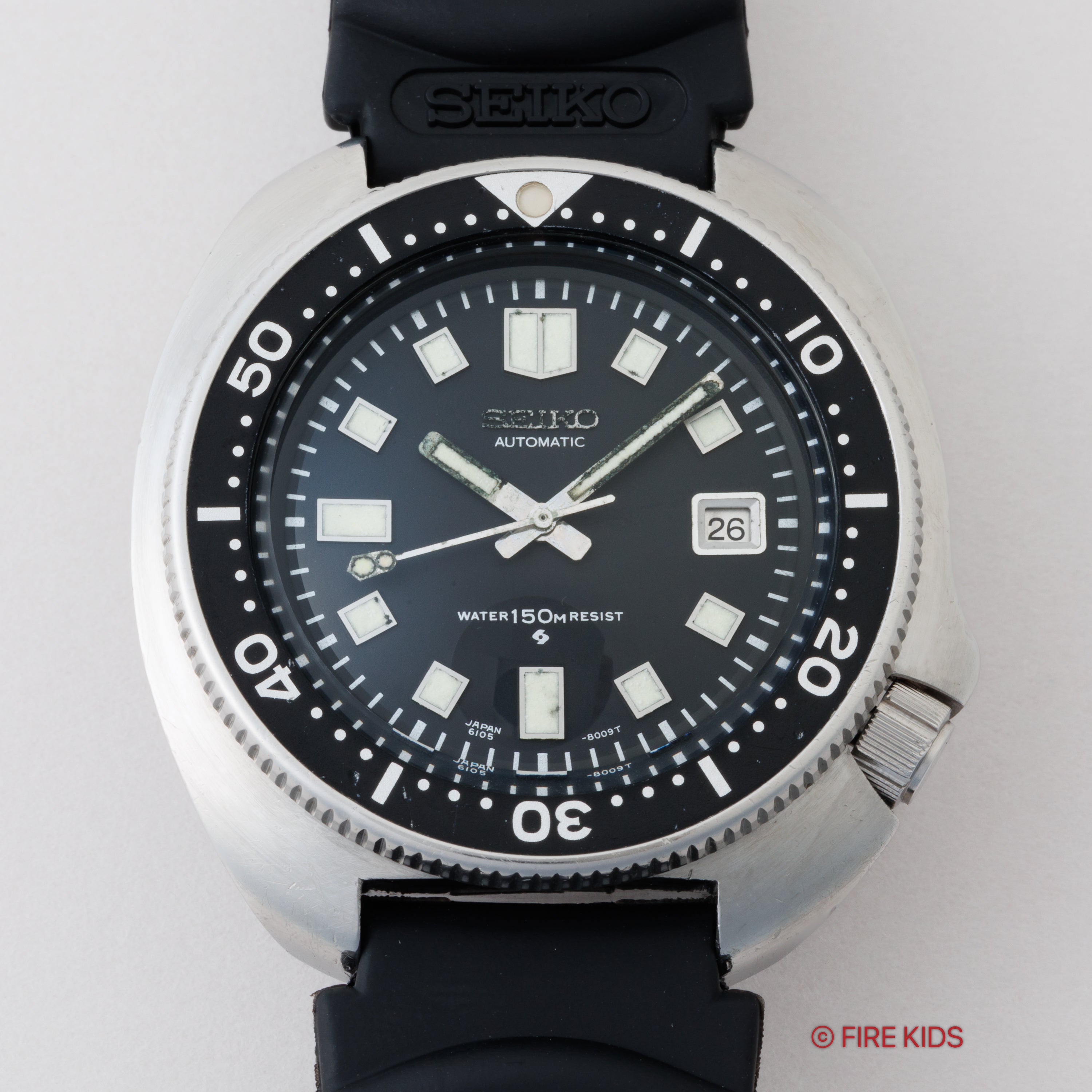 セイコー 150mダイバー 2nd後期 ウエムラダイバー 1974年製 自動巻き Ref.6105-8110