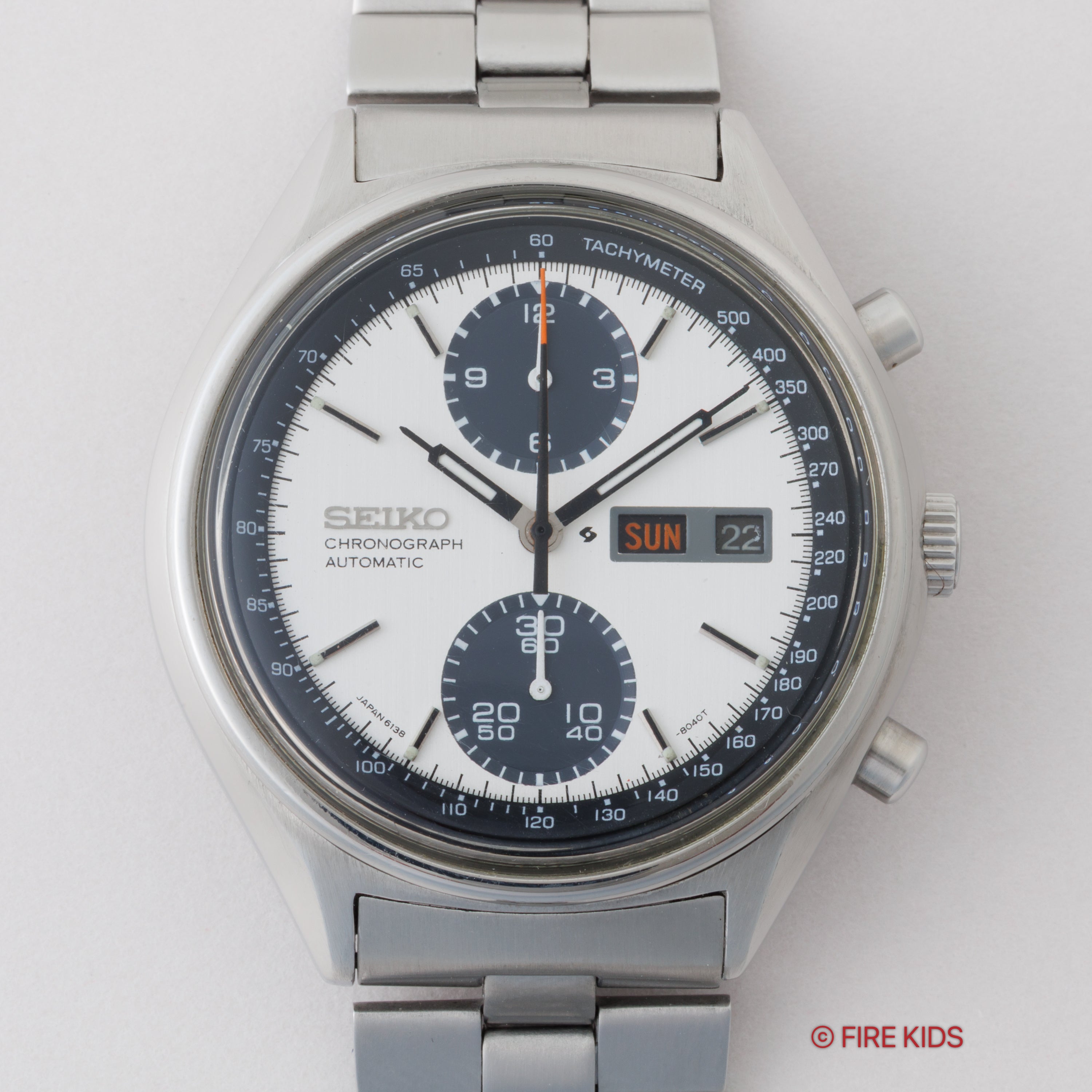 セイコー クロノグラフ 1974年製 自動巻き Ref.6138-8000 ベビーパンダ