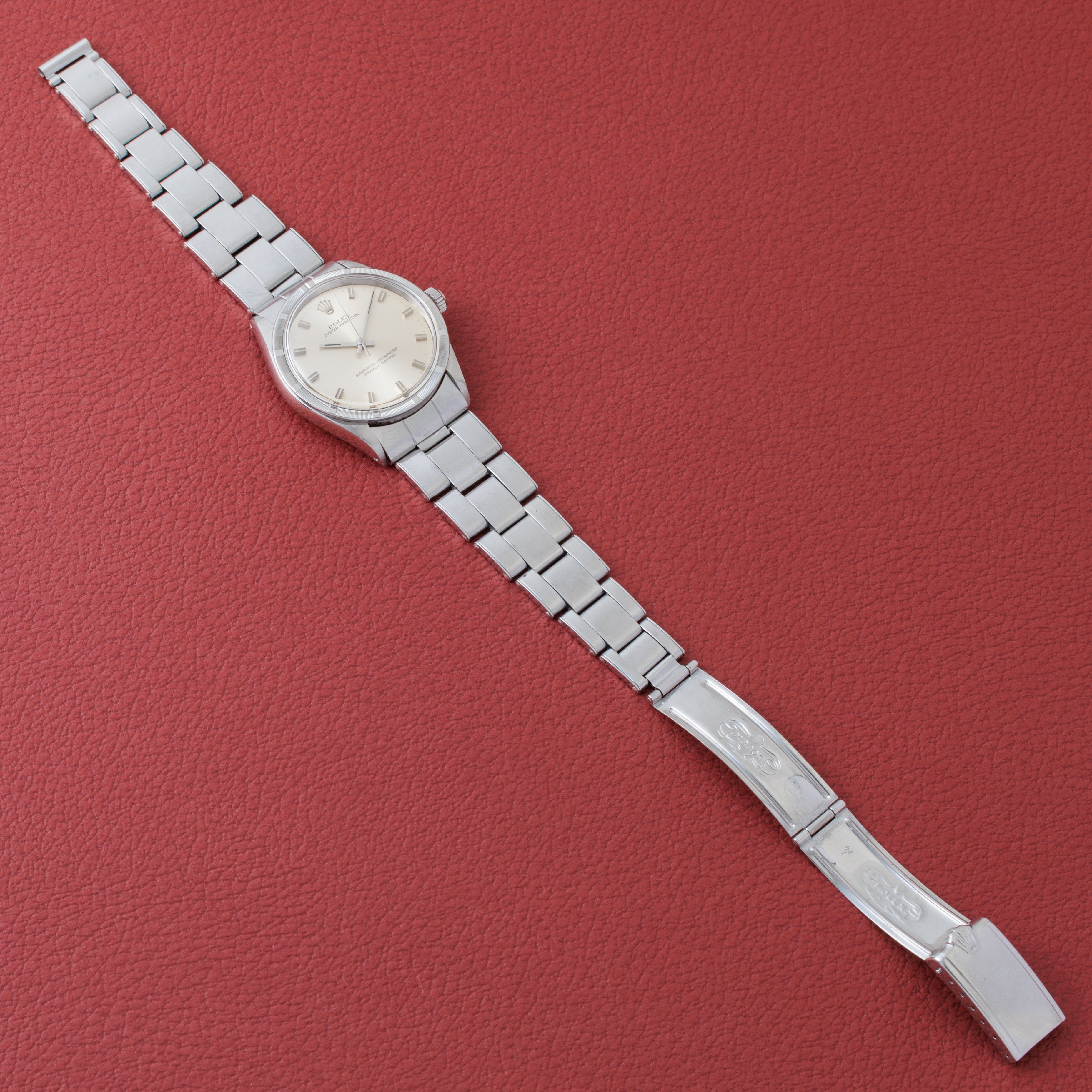 ロレックス オイスターパーペチュアル 1969年製 Ref.1007 リベットブレス付き