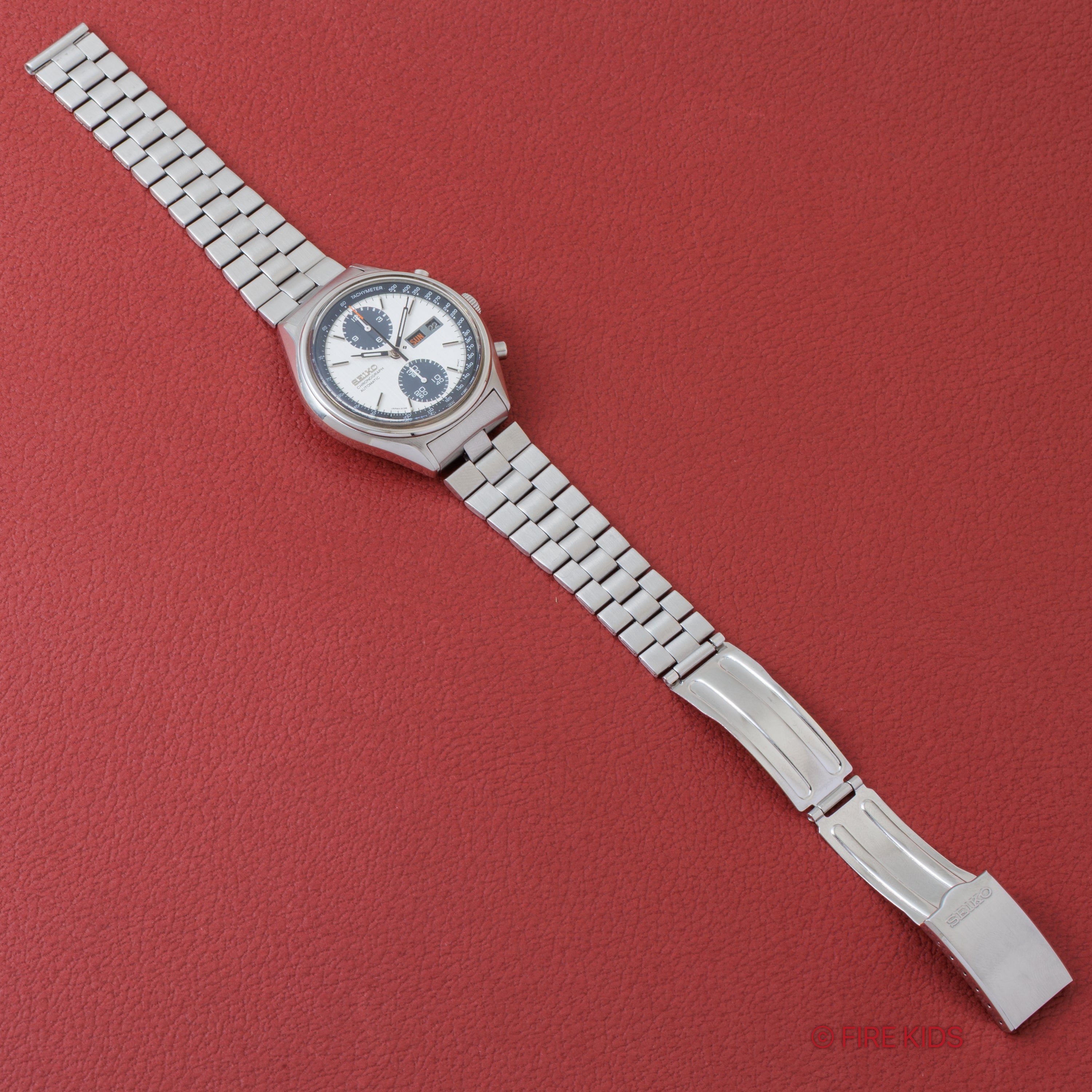 Seiko クロノ自動巻き（6138-8030） セイコー 自動巻クロノグラフ 1976年製 Ref.6138-8030 純正ブレス