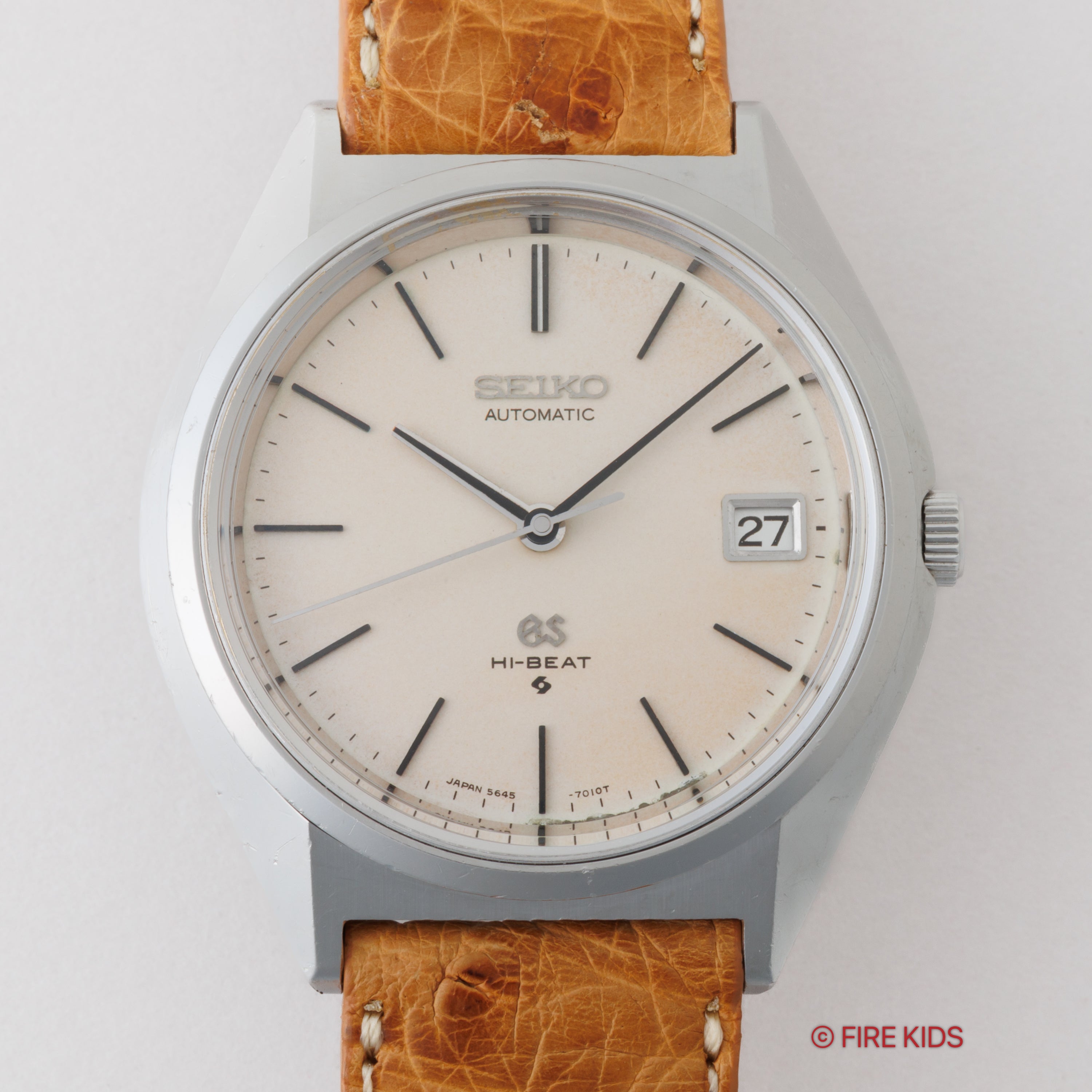 セイコー グランドセイコー 1971年製 Ref.5645-7010 パティーナダイヤル 56GS ハイビート自動巻き