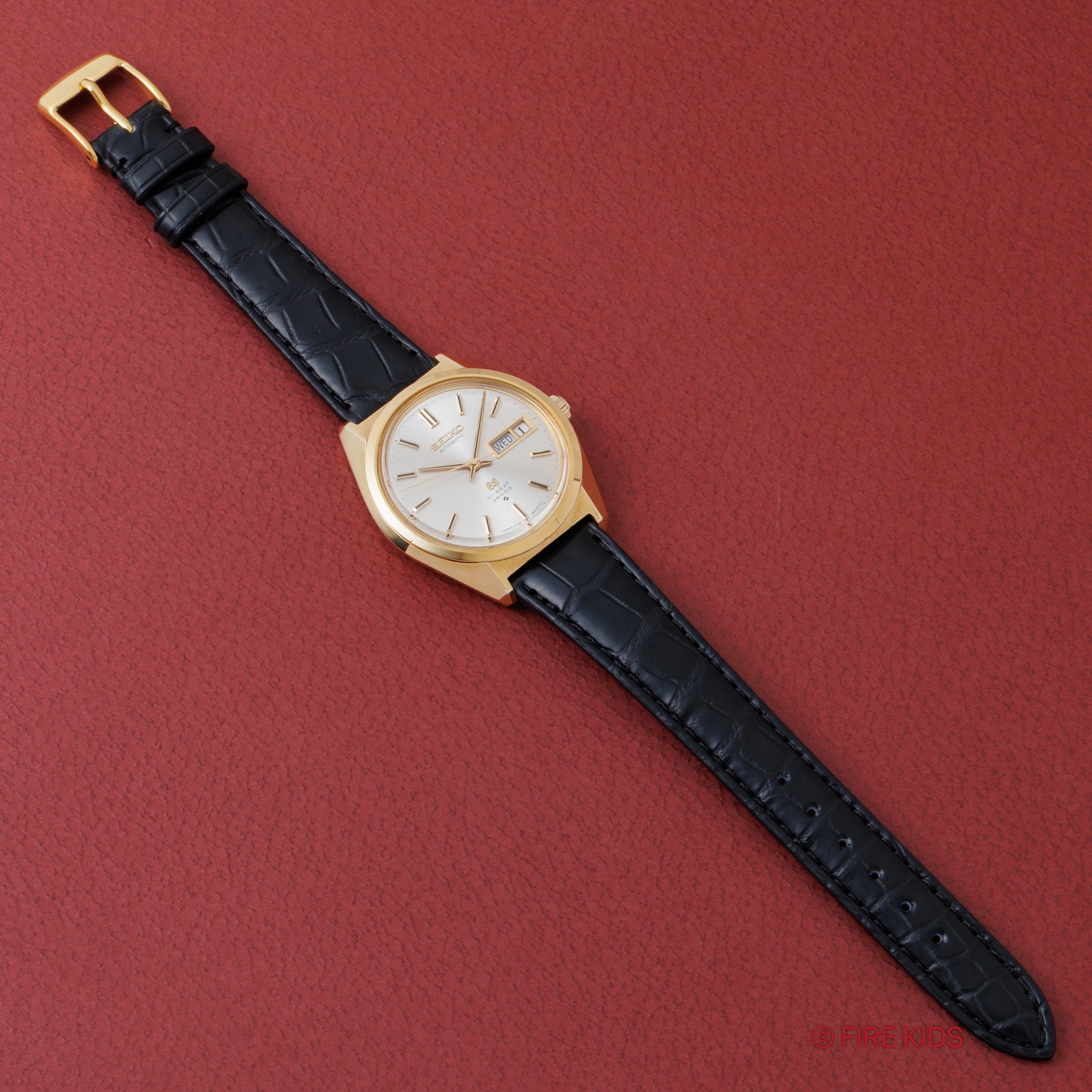 グランドセイコー純正 GS 70年代ヴィンテージ 尾錠 15mm 61GS SEIKO グランドセイコー1st 1962年製 純正尾錠付き Ref.J14070