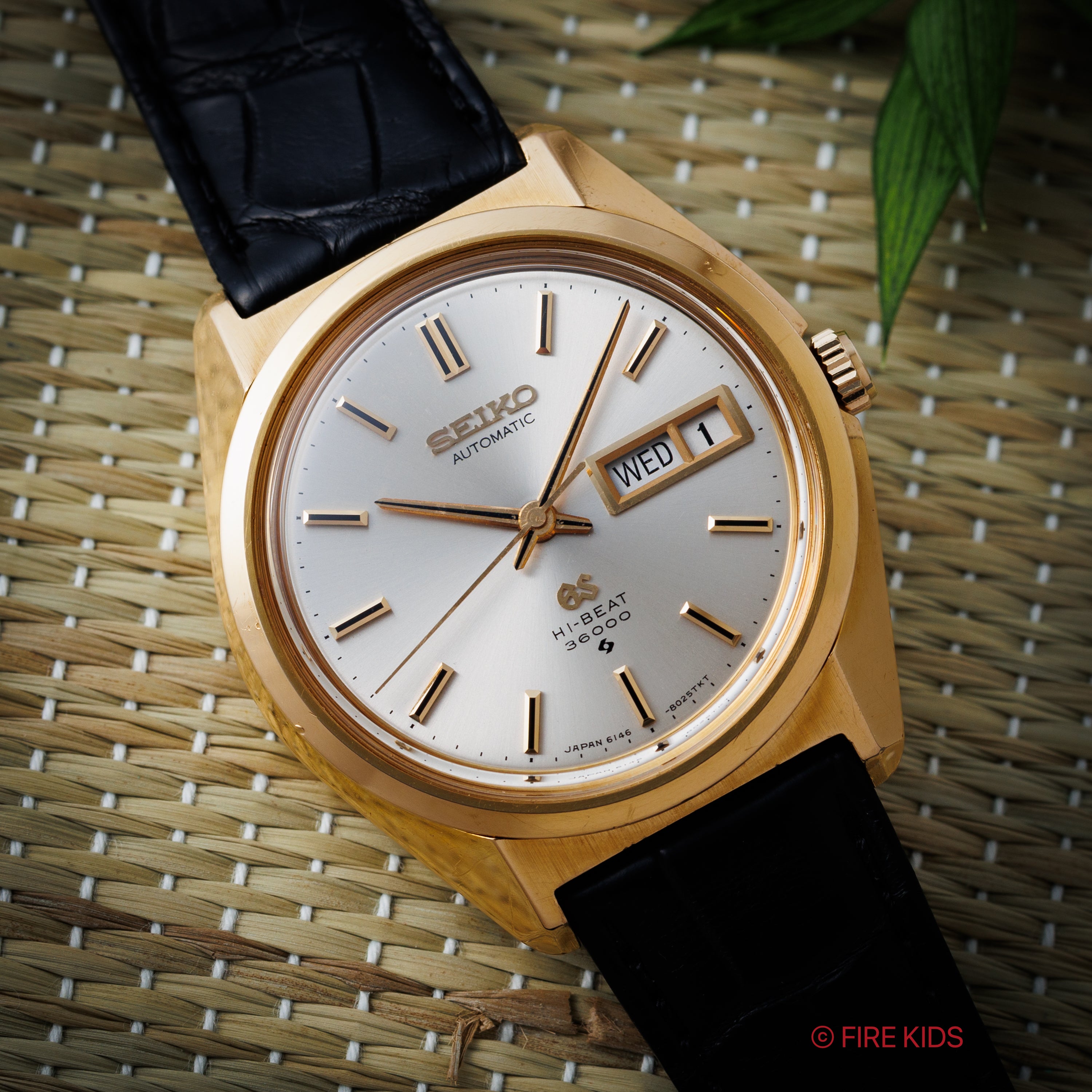 グランドセイコー 1970年製 Ref.6145-8000 18金無垢 10振動自動巻き 36000 61GS