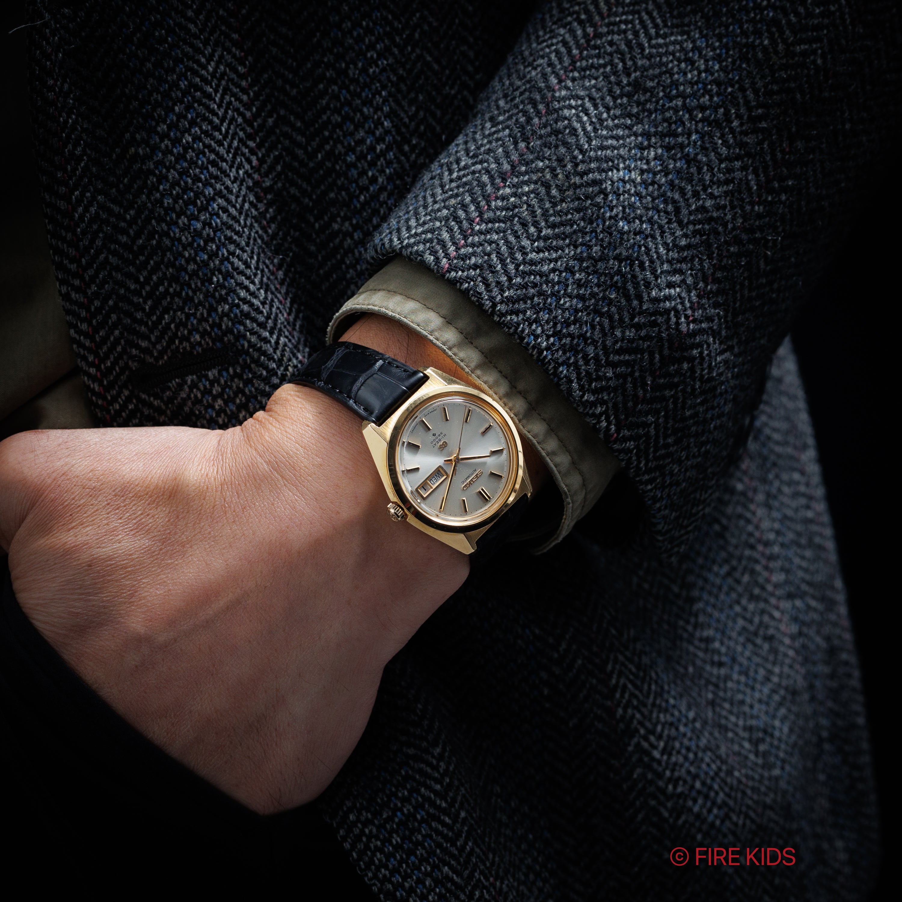グランドセイコー 1970年製 Ref.6145-8000 18金無垢 10振動自動巻き 36000 61GS