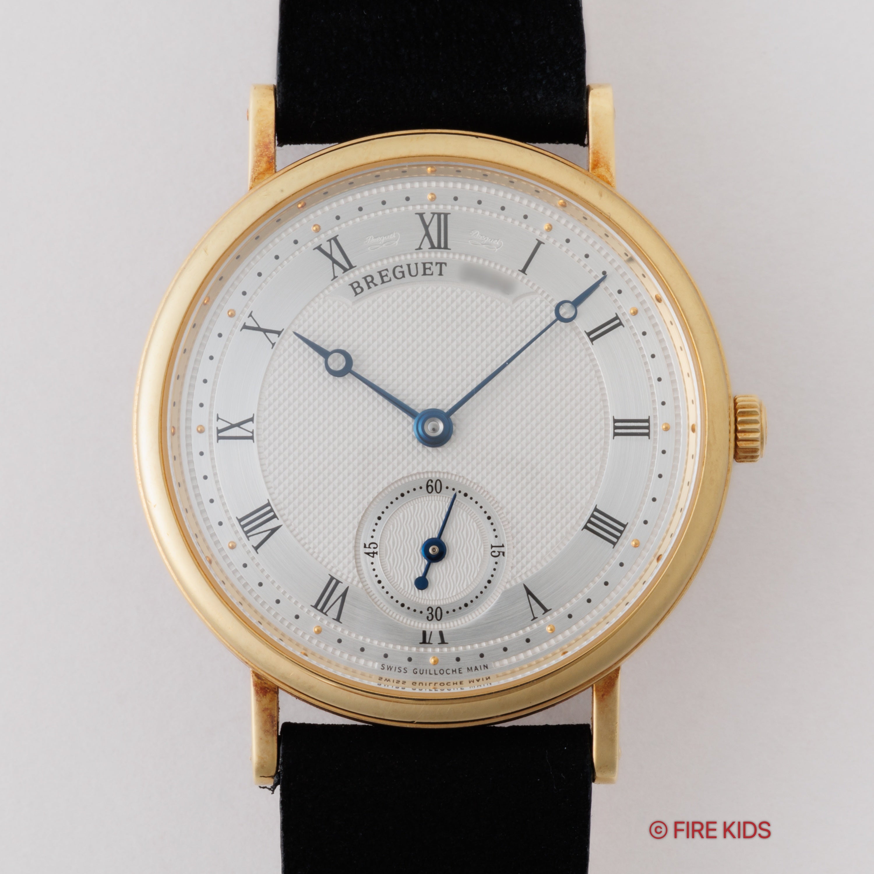 ブレゲ クラシック パワーリザーブ 18金無垢 1997年製 Ref.5907前期型 手巻き式 Cal.510DR 純正YG尾錠 箱、ギャラ付