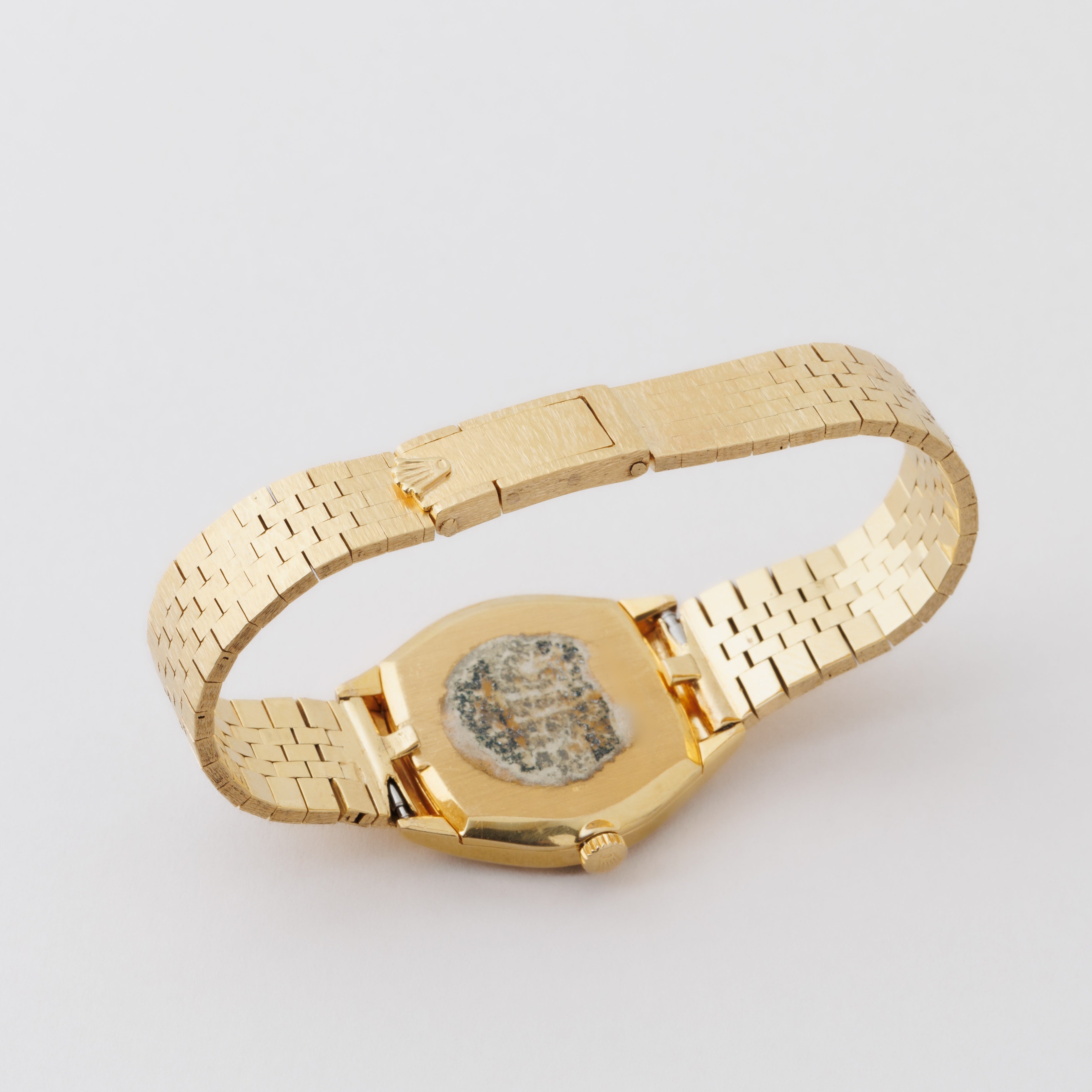 ロレックス チェリーニ レディース 1970年代製 Ref.3801 18金無垢 バーク仕上げ