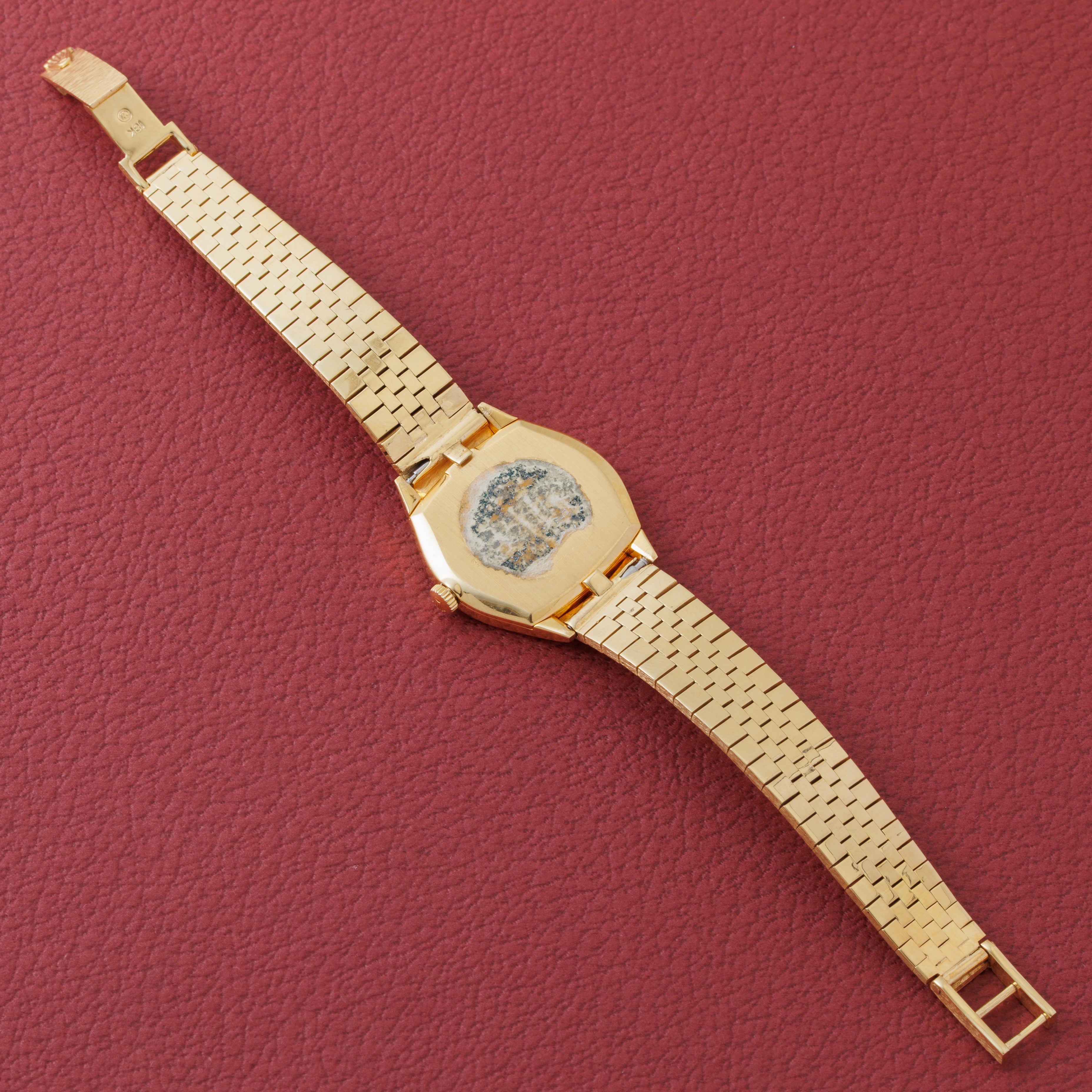 ロレックス チェリーニ レディース 1970年代製 Ref.3801 18金無垢 バーク仕上げ