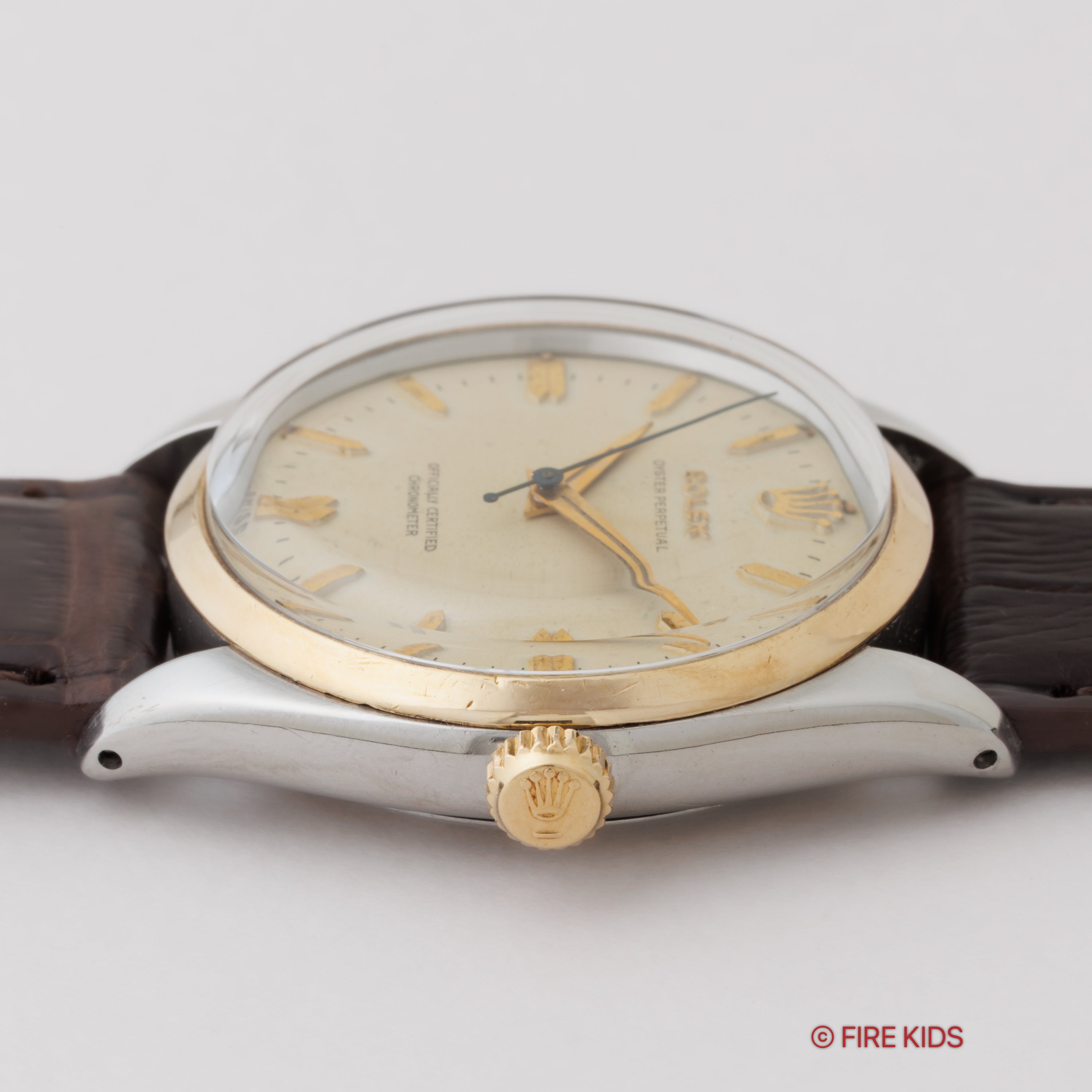 PEDRE 腕時計 未使用品 箱付き ロレックス オイスターパーペチュアル コンビ 1956年製 Ref.6564