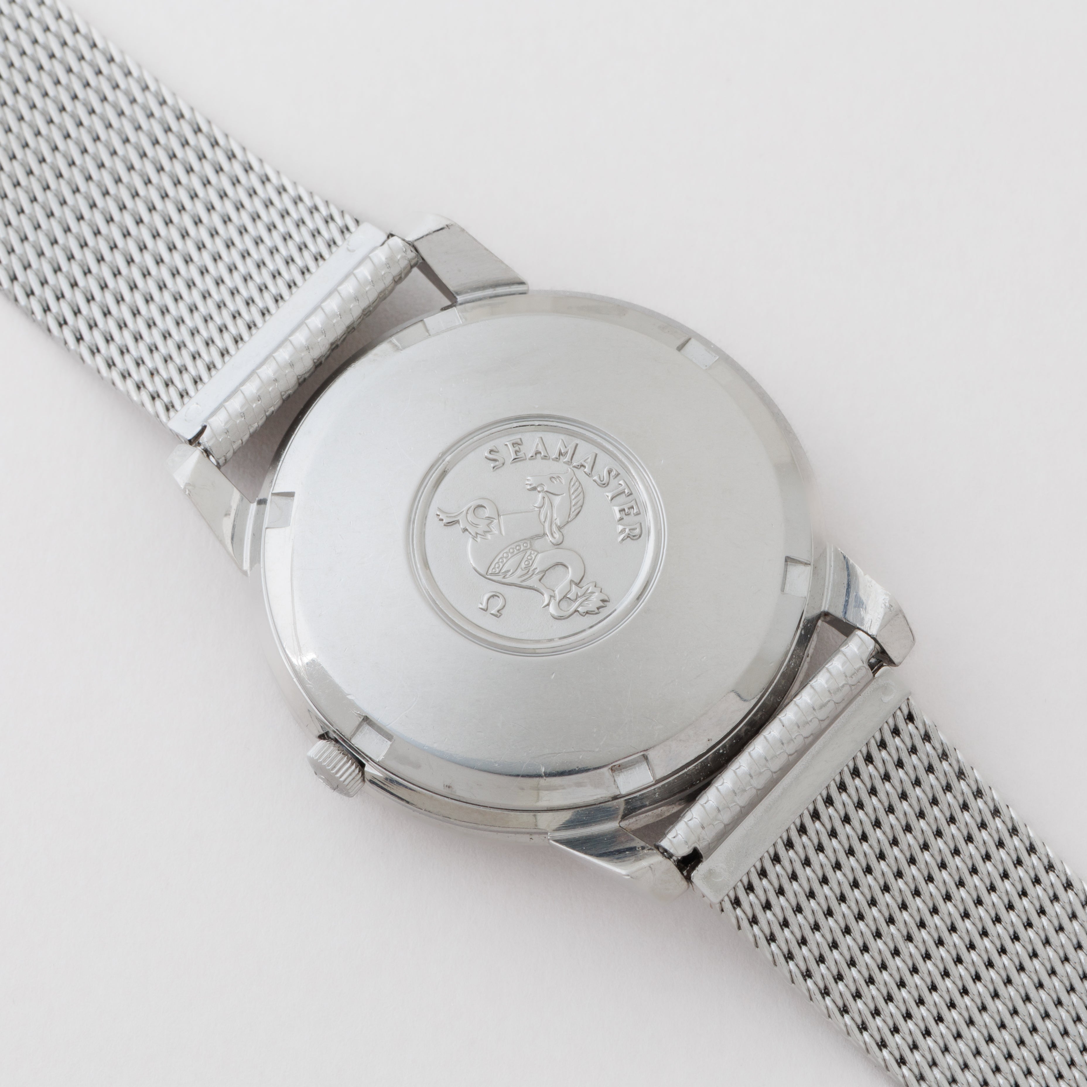 オメガ シーマスター チューラーWネーム 1965年製 Ref.166.003 純正メッシュブレス
