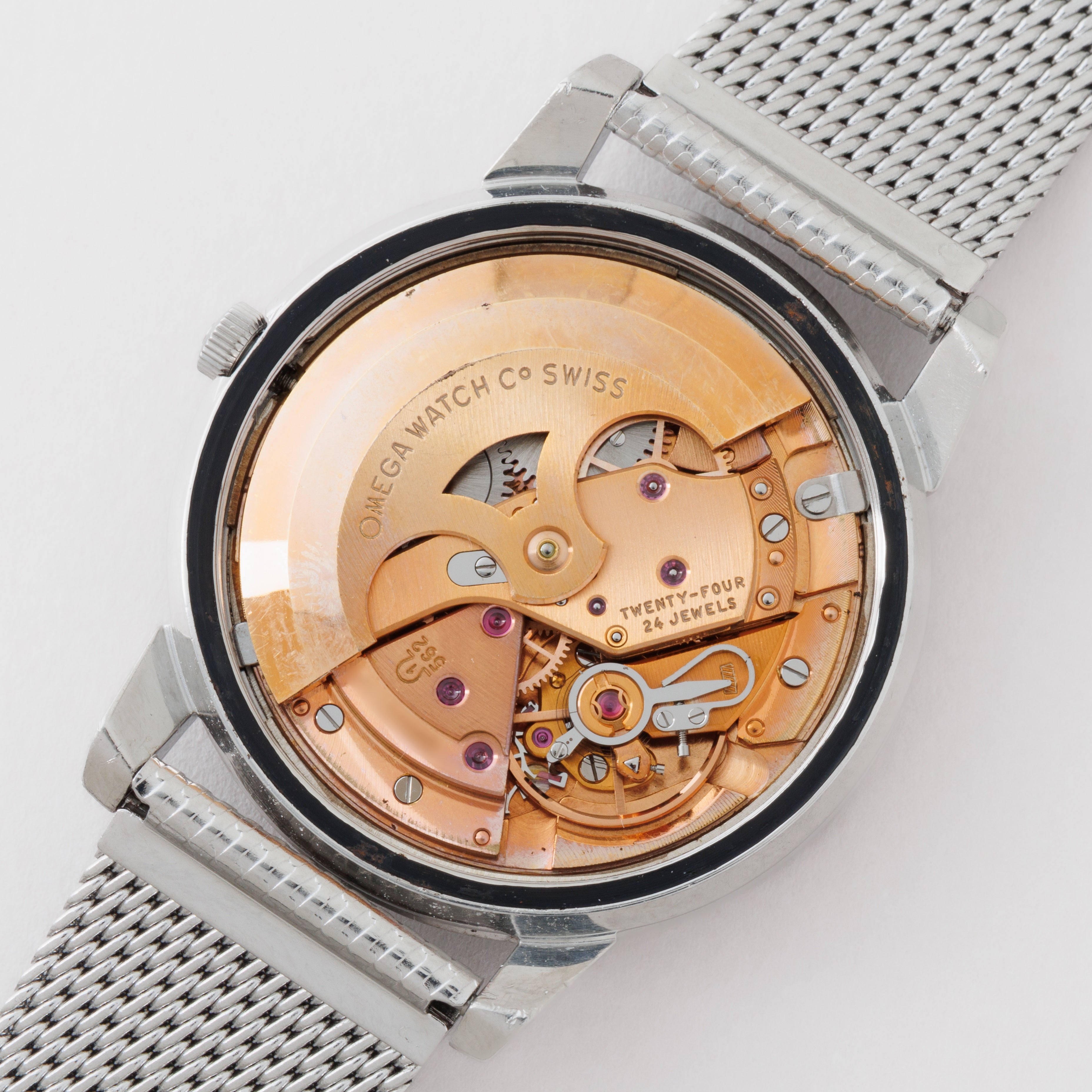 オメガ シーマスター チューラーWネーム 1965年製 Ref.166.003 純正メッシュブレス
