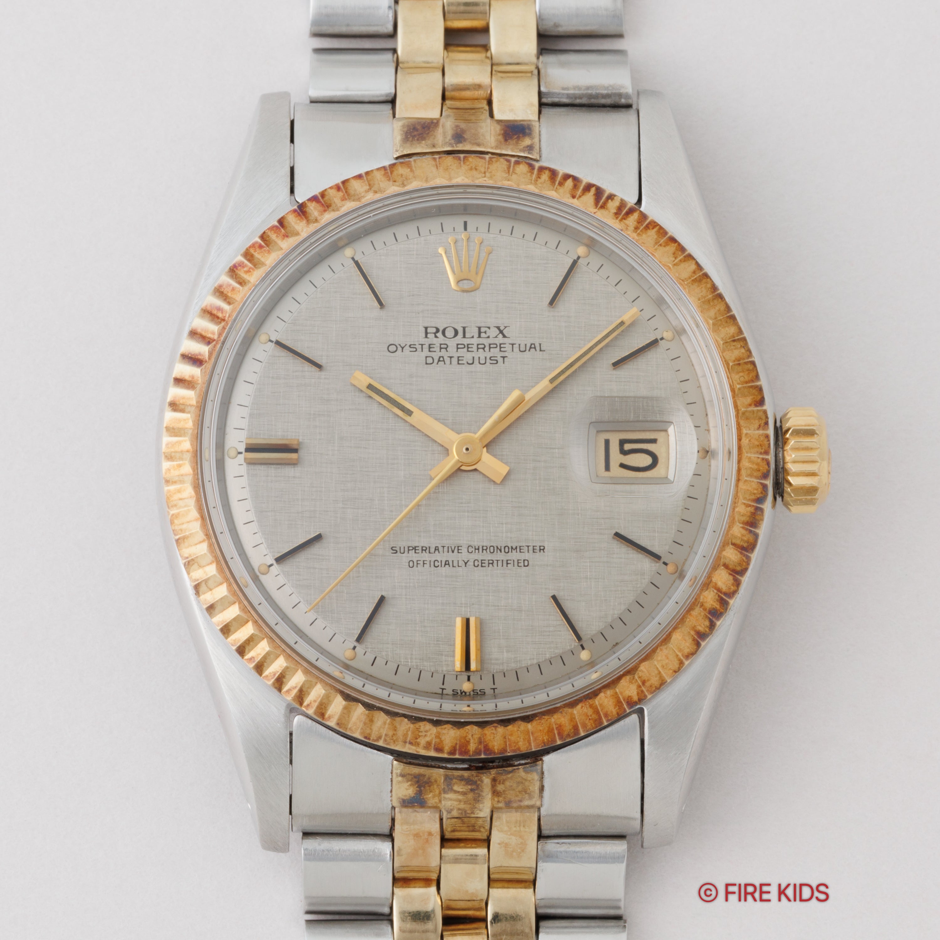 ロレックス　コンビ　1コマ ROLEX - (805.5) 純正 ロレックス コンビ ジュビリー ブレス用