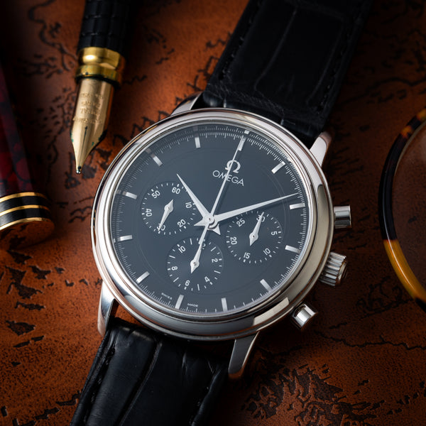 【ジャンク品】OMEGA DE VILLE 手巻き時計 シルバー/ブラック ジャンク品】OMEGA DE VILLE 手巻き時計 シルバー/ブラック 極上