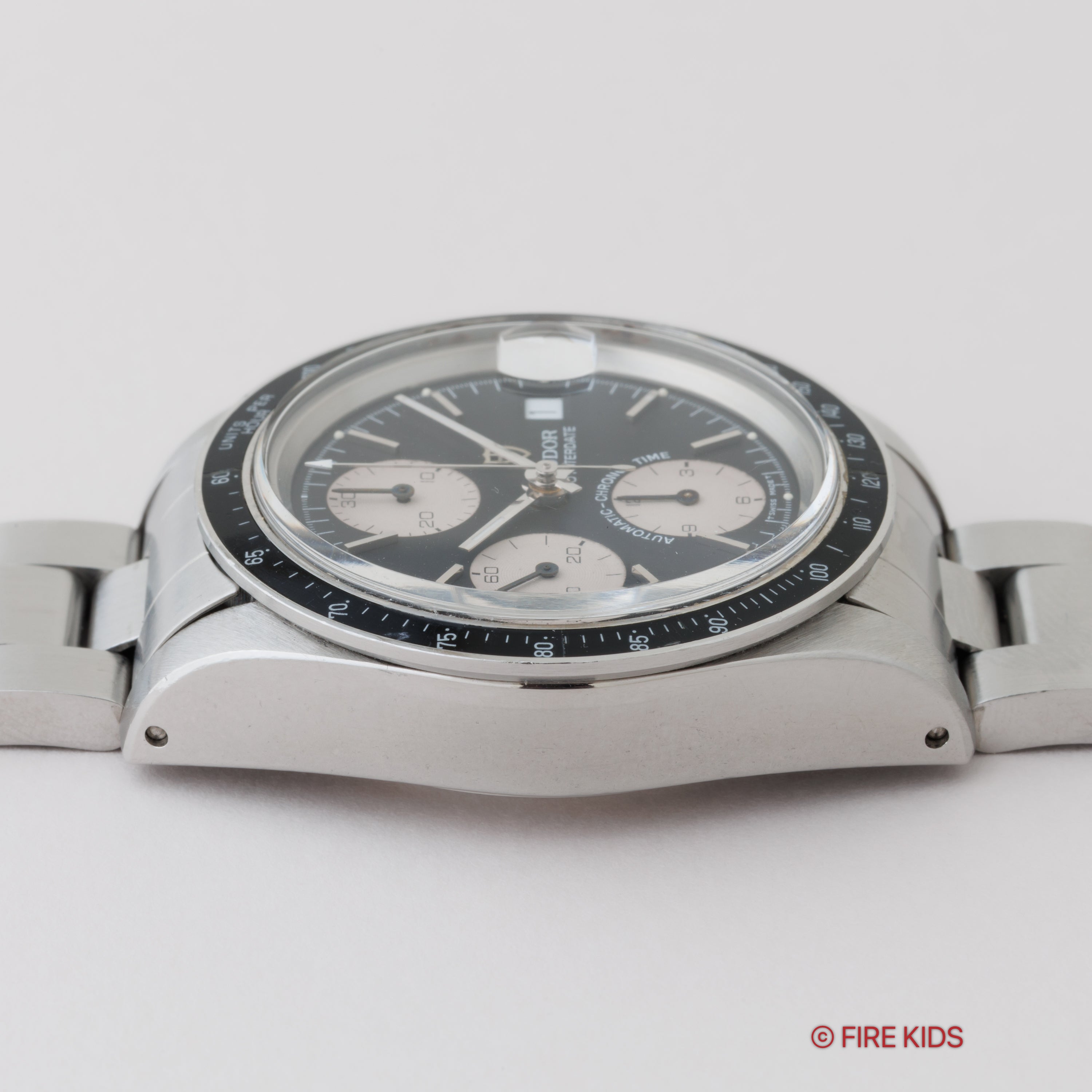 チューダー クロノタイム 1995年製 Ref.79160 逆パンダ コピー説明書付き 王冠リューズ