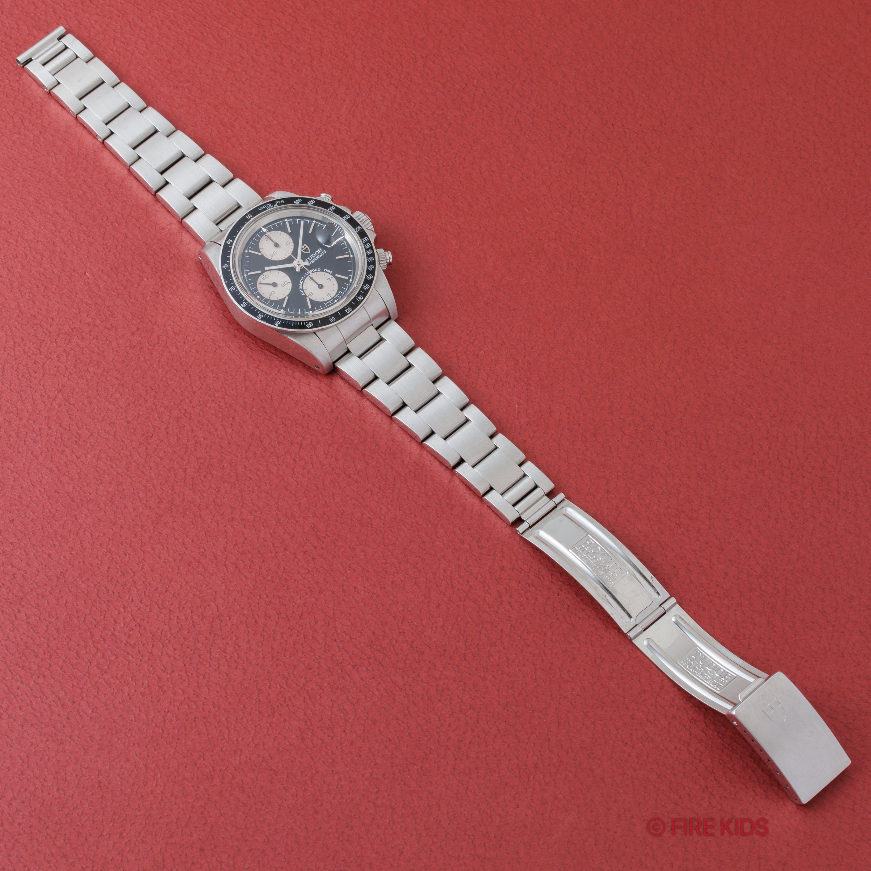 チューダー クロノタイム 1995年製 Ref.79160 逆パンダ コピー説明書付き 王冠リューズ