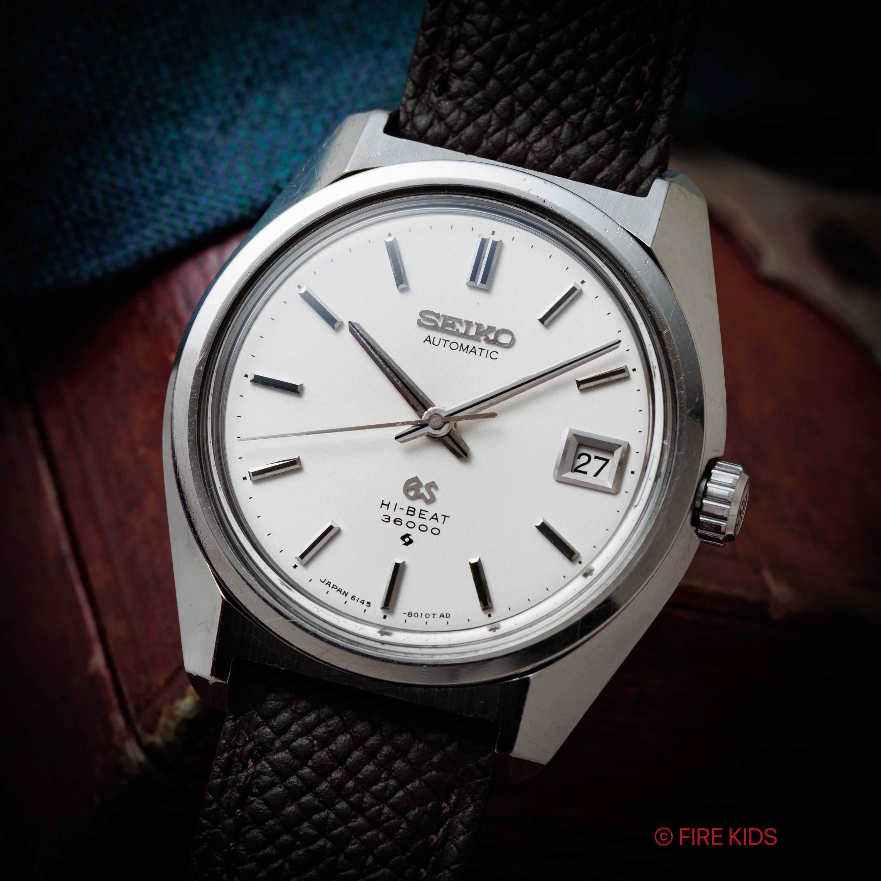 グランドセイコー 自動巻き グランドセイコー 61GS 10振動自動巻き 36000 1970年製 Ref.6145