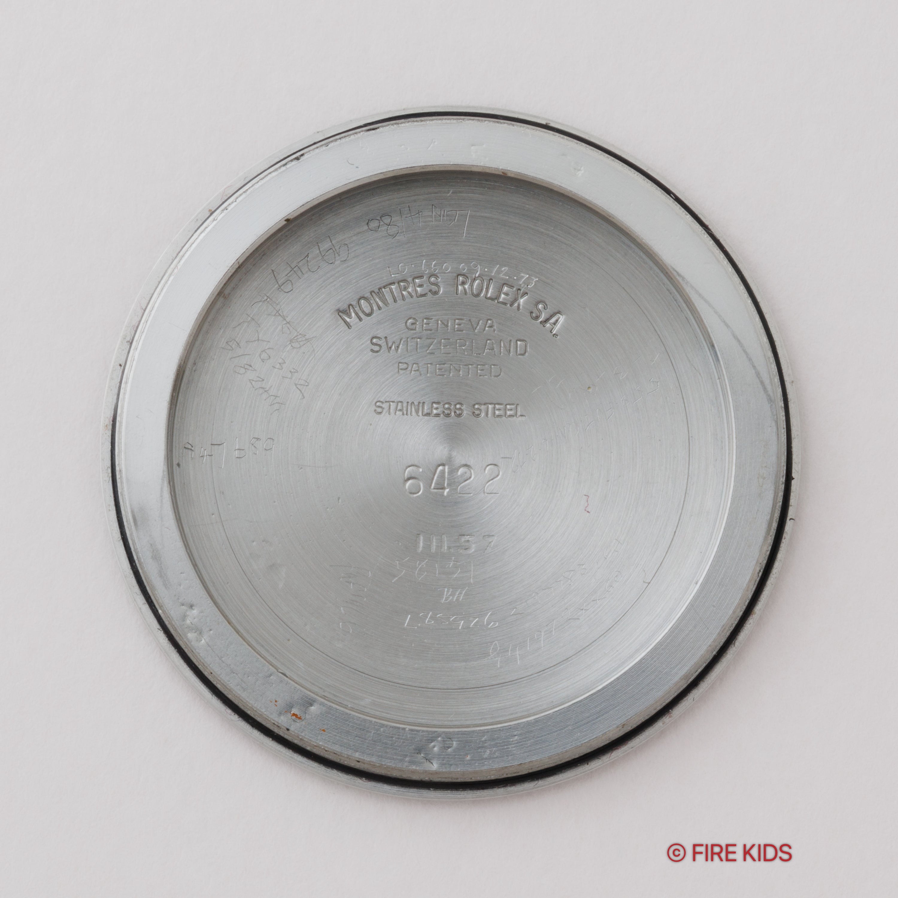 ロレックス オイスター 1957年製 手巻き Ref.6422 シェブロンダイアル