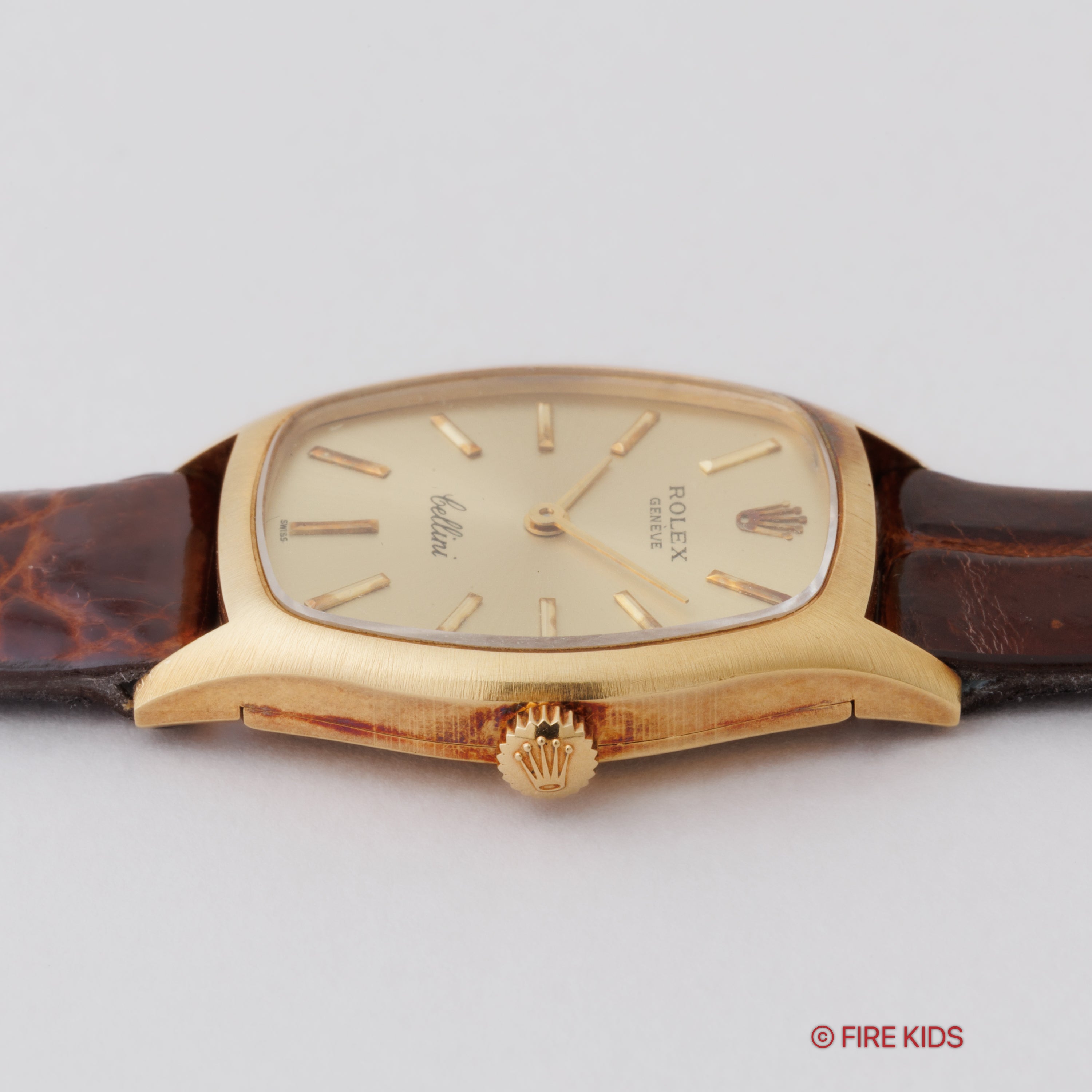 ロレックス レディースチェリーニ 1973年製 Ref.3803 18金無垢イエローゴールド 純正GP王冠尾錠