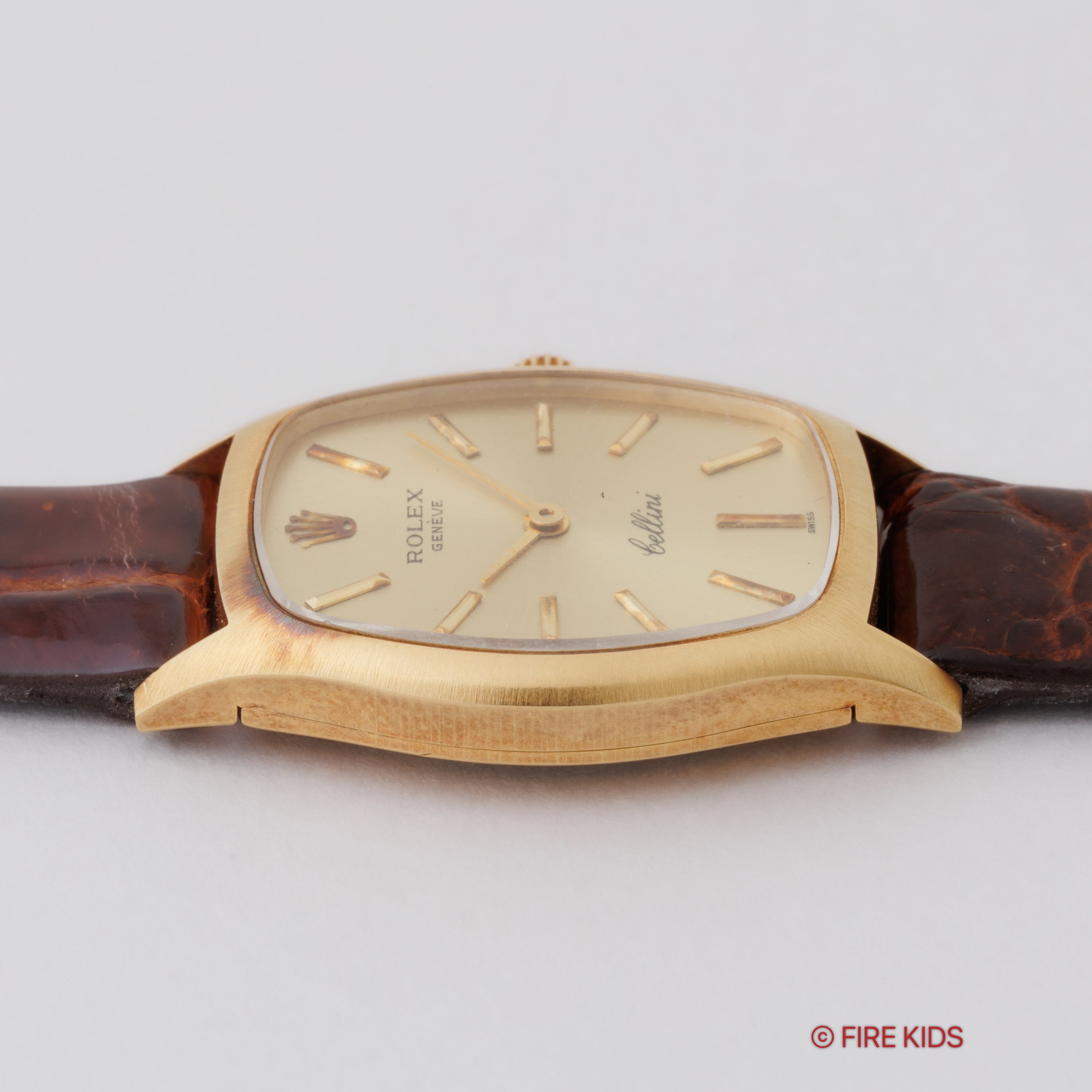 ロレックス レディースチェリーニ 1973年製 Ref.3803 18金無垢イエローゴールド 純正GP王冠尾錠