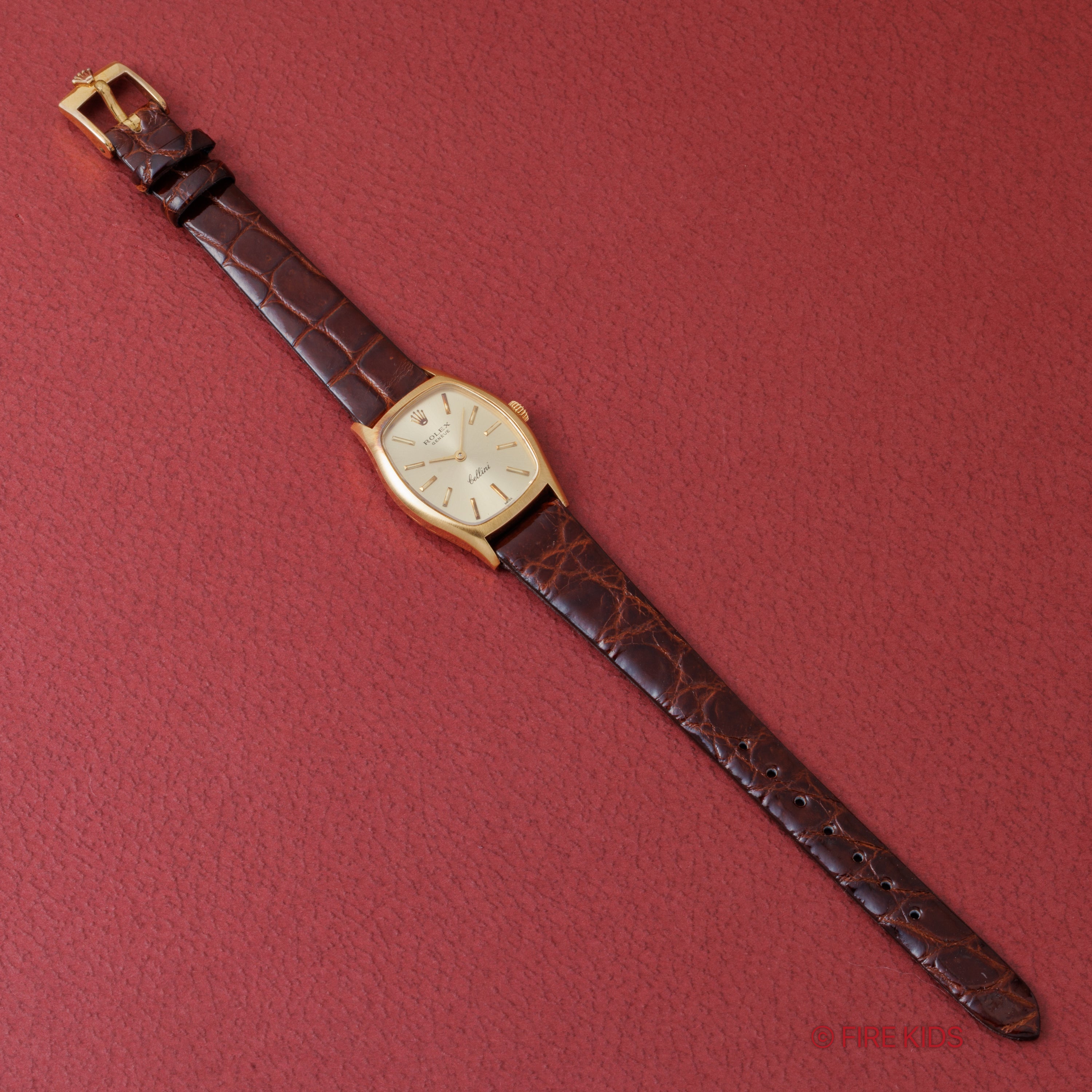 フエリージ　1772　新品未使用！三越購入 ロレックス レディースチェリーニ 1973年製 Ref.3803 18金無垢