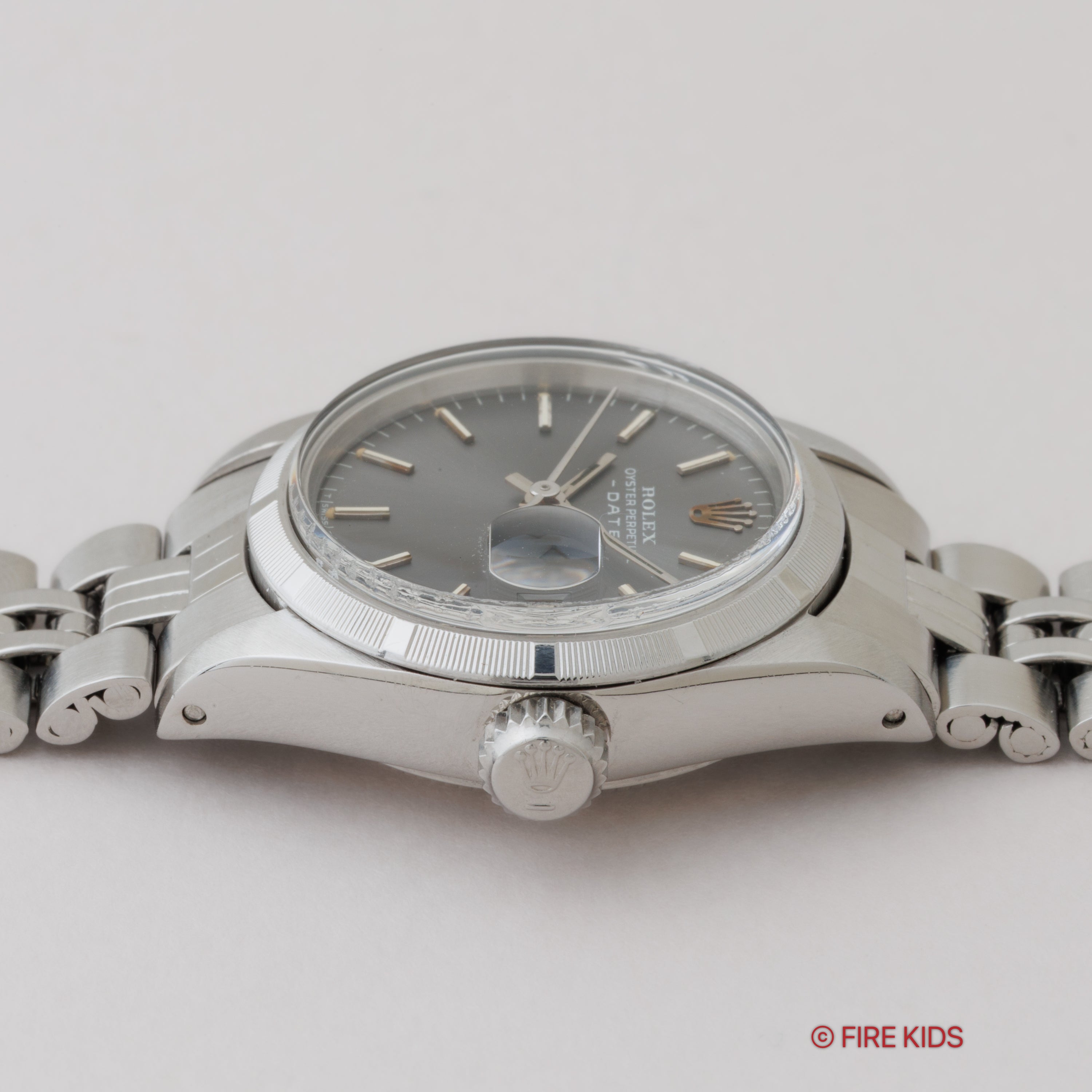 ロレックス 1971年製 レディース パーペチュアルデイト Ref.6919 グレーダイヤル ギャランティ、修理明細、修理保証書付き