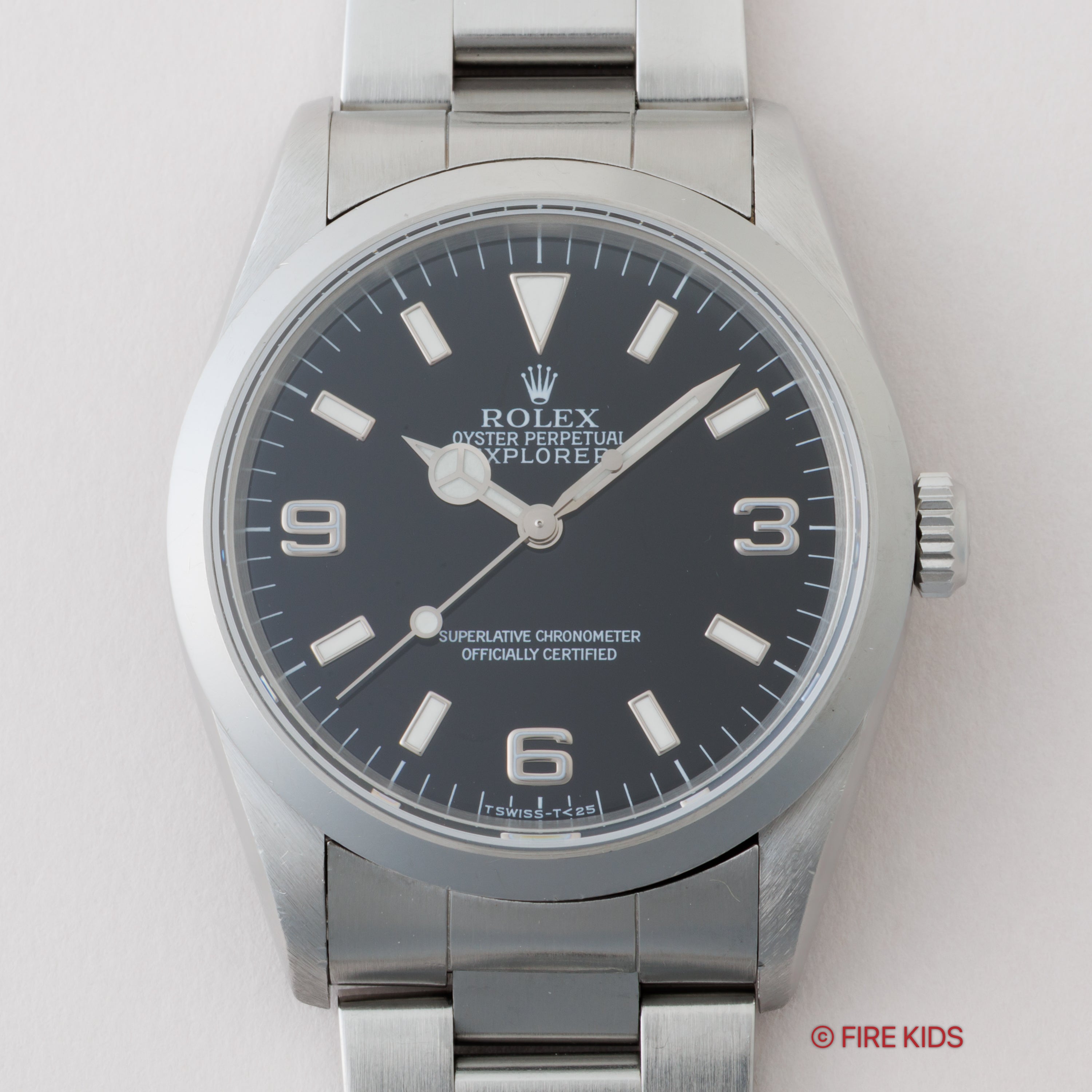 ロレックス エクスプローラー 1997年製 Ref.14270 トリチウム夜光 ギャラ、タグ付き